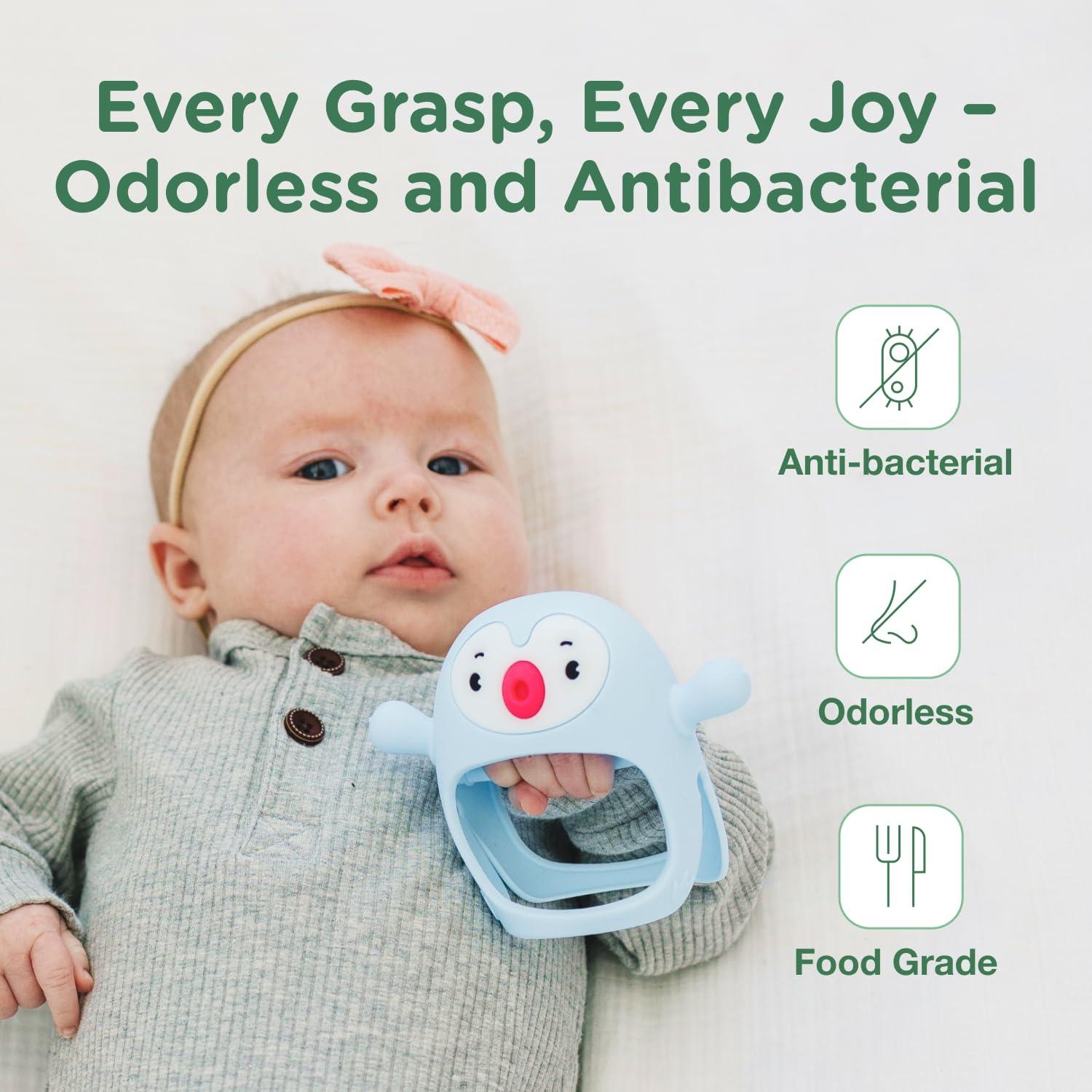 Mordedor de Dentición para Bebés TotCo Azul 0-6 Meses