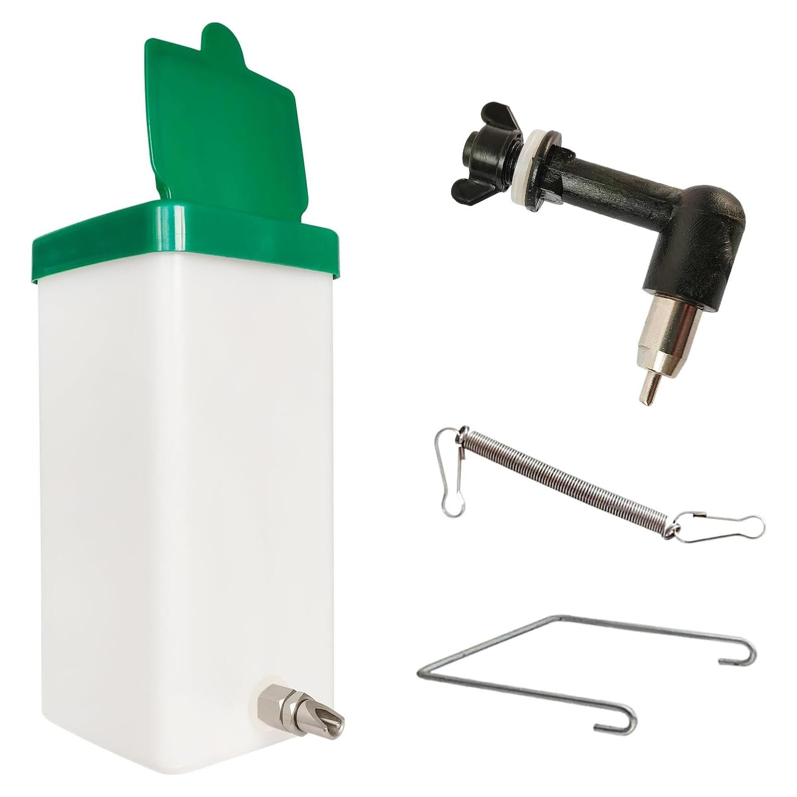 Bebedero para Conejos Cyrading 1L Acero Inoxidable Antifugas