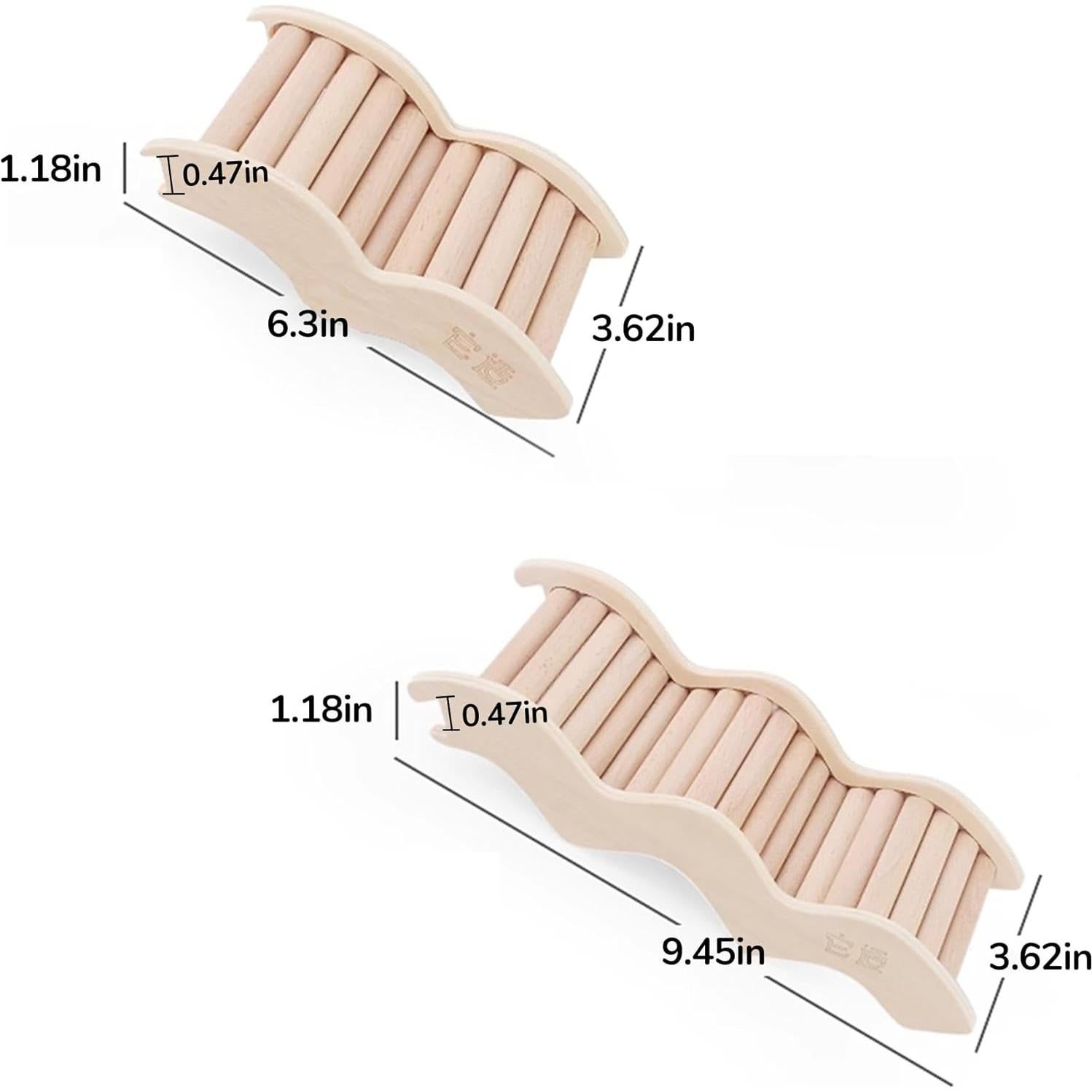 Escalera para Hámster Tafit - Madera Natural 16 cm