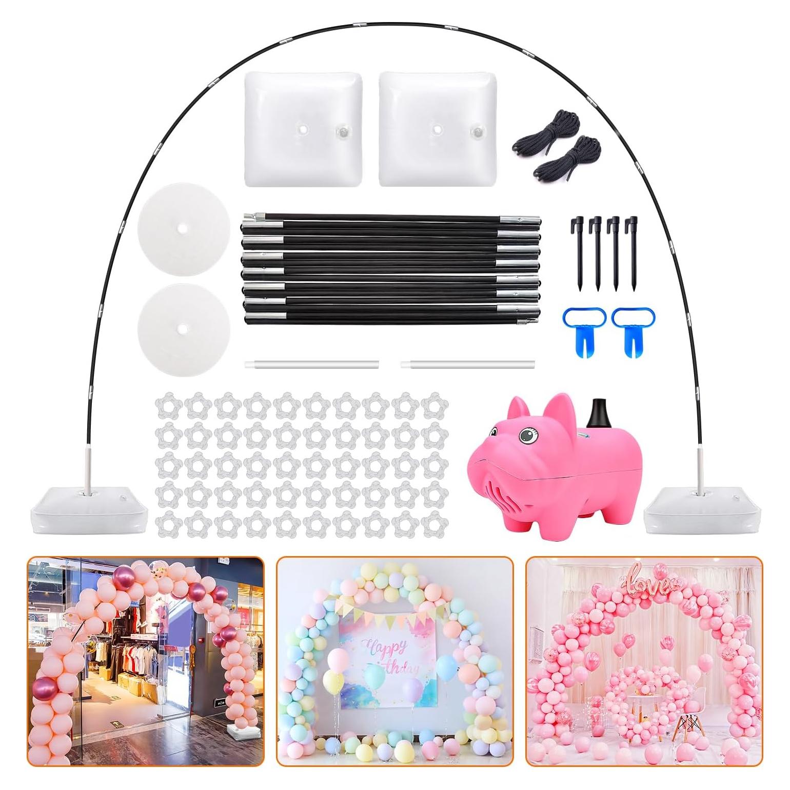 Kit de Arco de Globos Chamvis con Bomba Eléctrica Ajustable