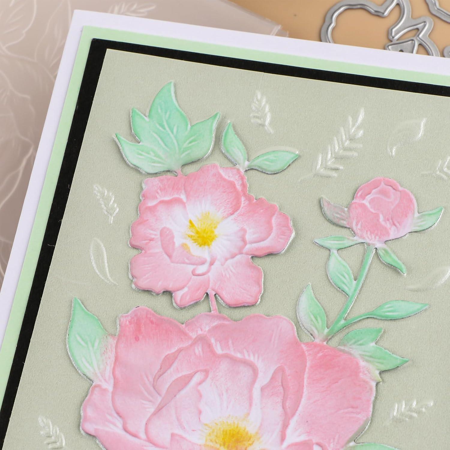 Carpeta de Relieve 3D Briartw para Scrapbooking 16x11.5 cm