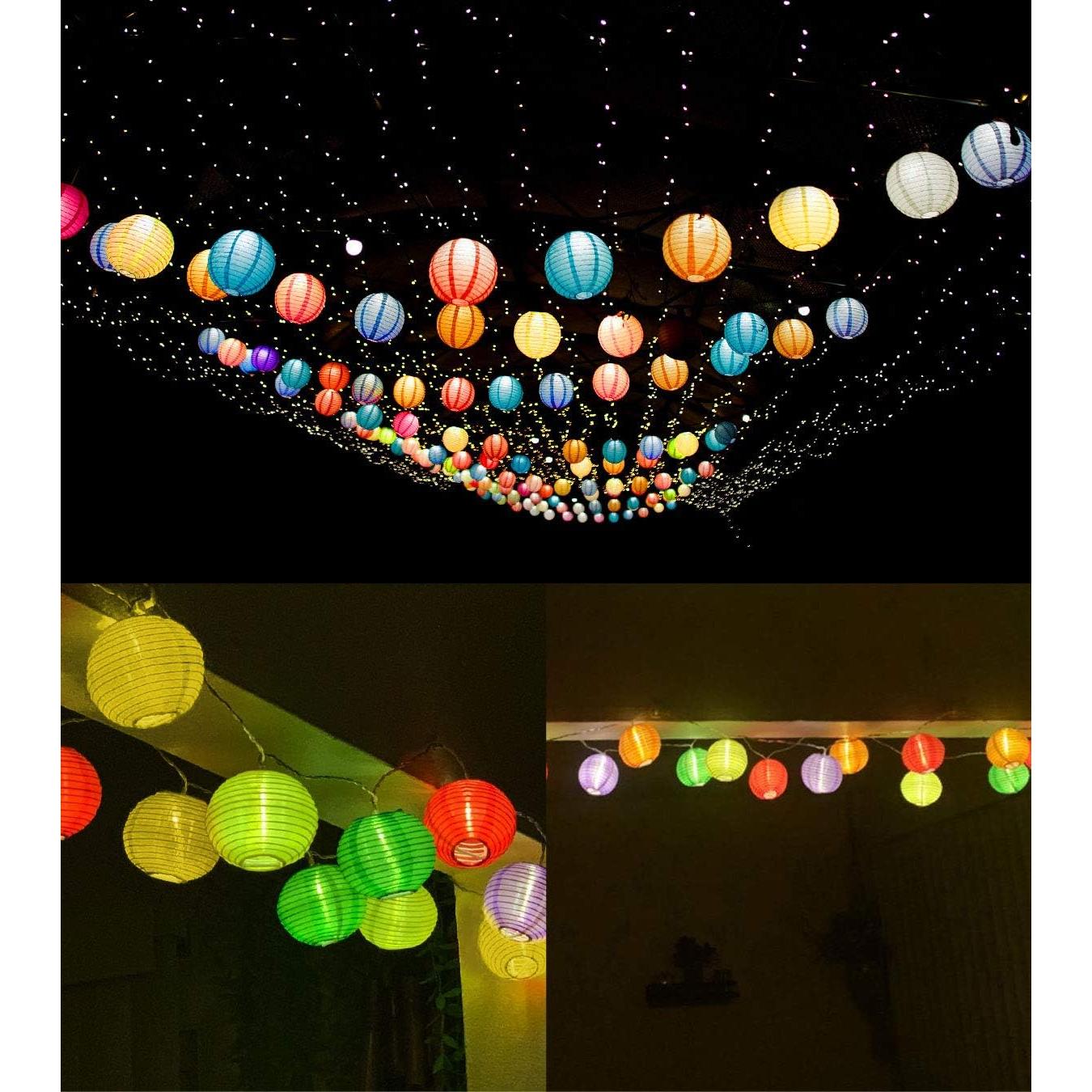 Luces de Cuerda de Linterna Multicolor TIGOMOOV 20CT 5.5m