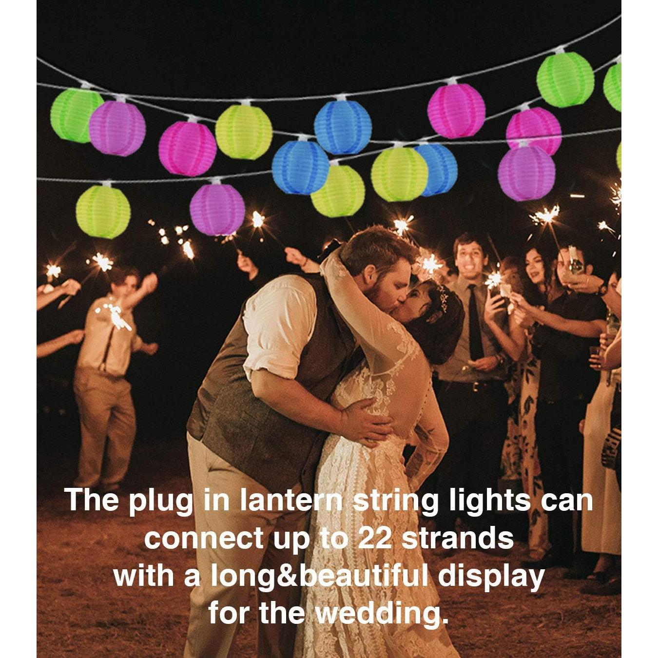 Luces de Cuerda de Linterna Multicolor TIGOMOOV 20CT 5.5m