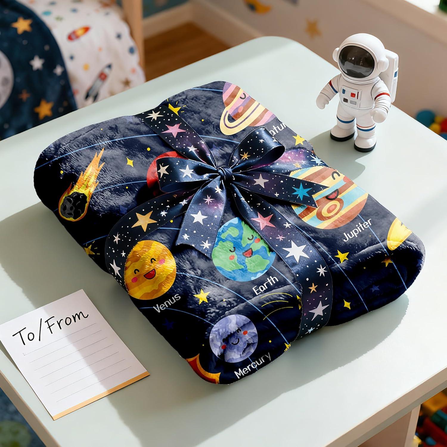 Manta de Franela Suave ARTBLANKET Espacio 127x101.6 cm