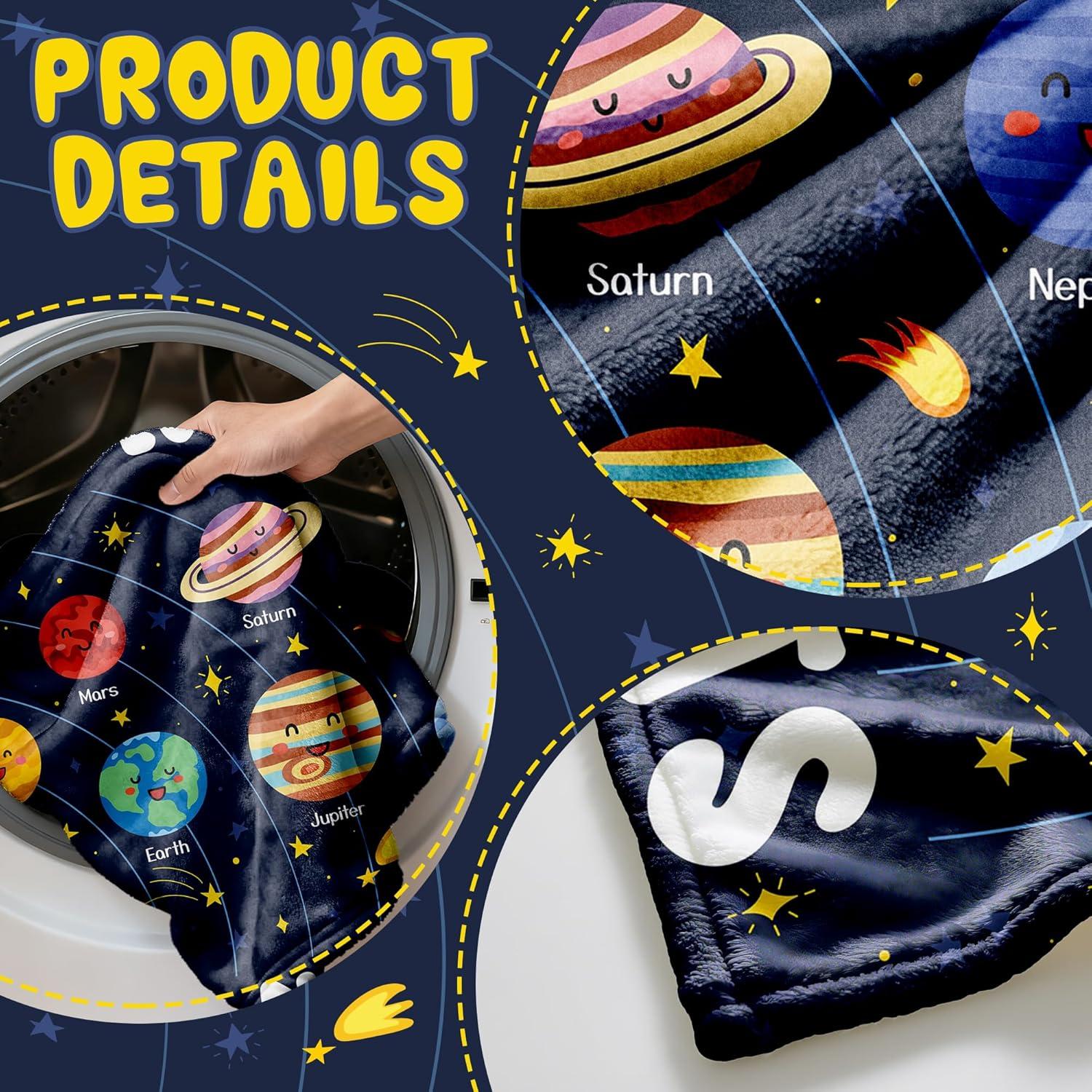 Manta de Franela Suave ARTBLANKET Espacio 127x101.6 cm