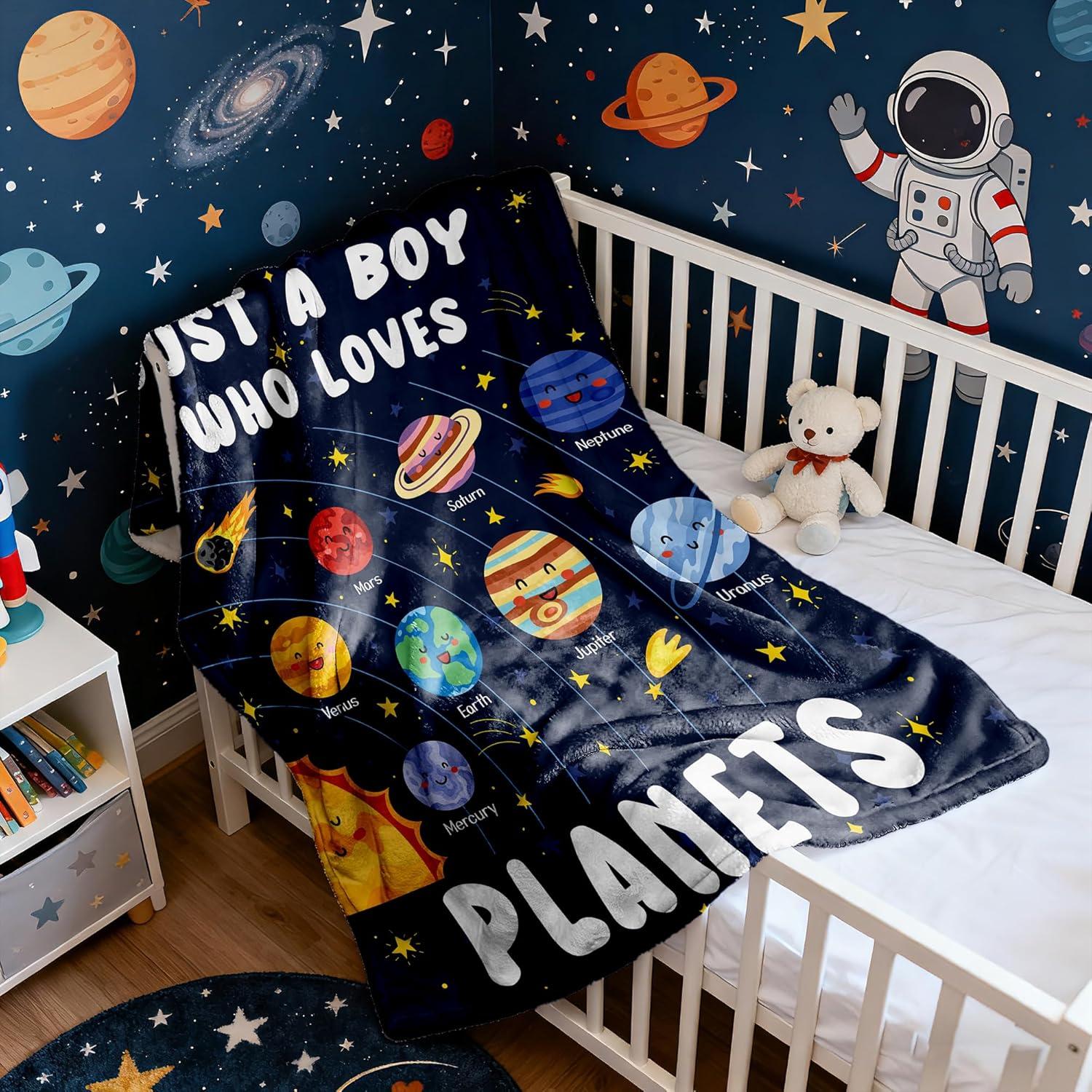 Manta de Franela Suave ARTBLANKET Espacio 127x101.6 cm