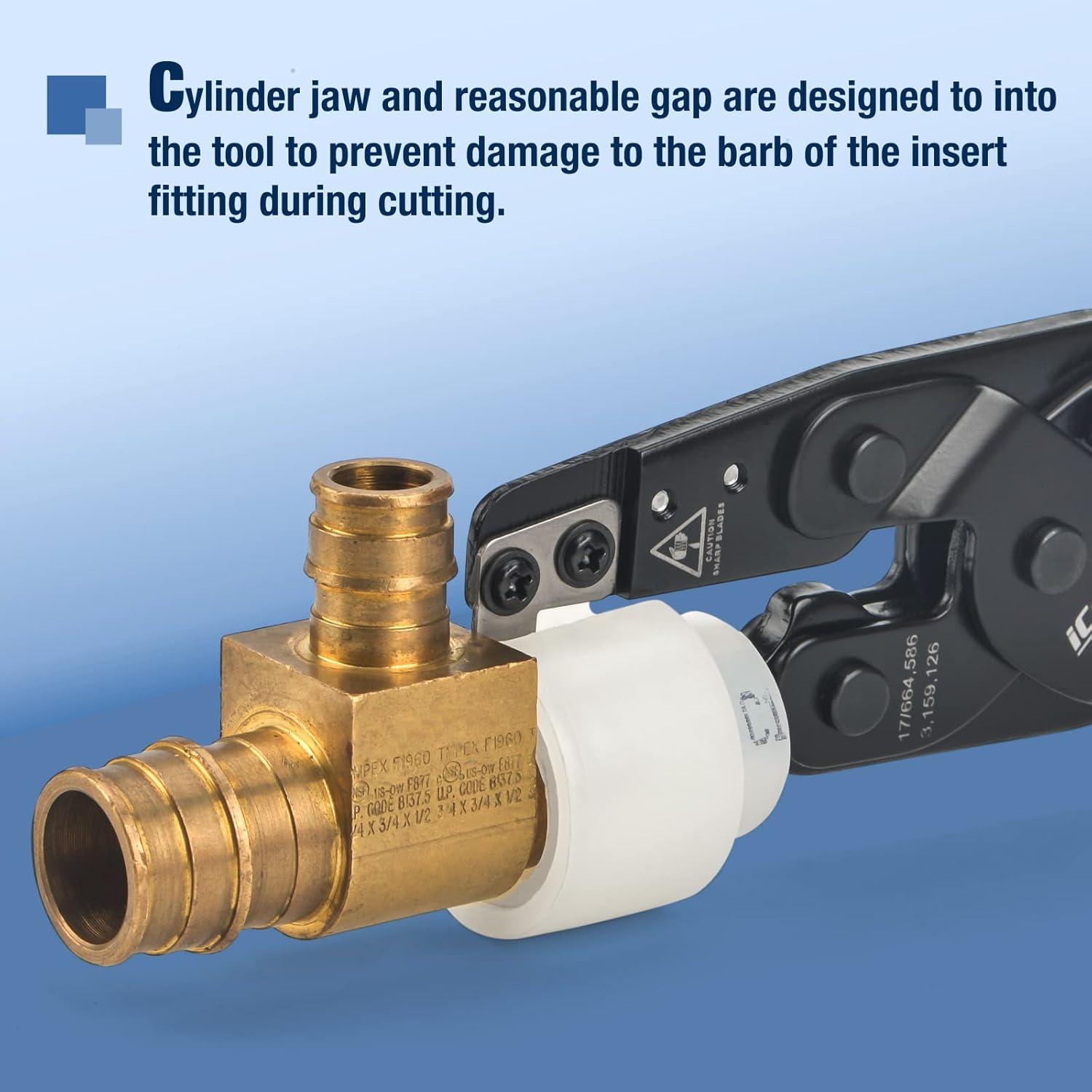 Extractor de anillos de expansión PEX iCrimp 1/2 a 1 pulg