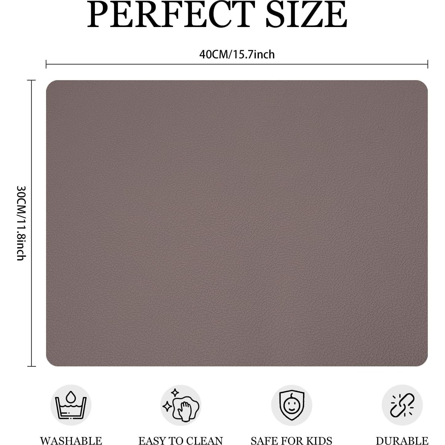 Manteles de Silicona Antideslizantes Siliconty 30x40cm Juego de 4