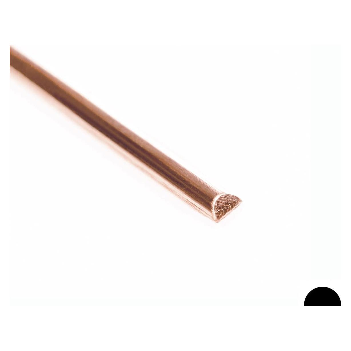 Alambre Relleno de Oro Rosa 14/20 Semi Duro 12 Gauge 1 Pie CRAFT WIRE