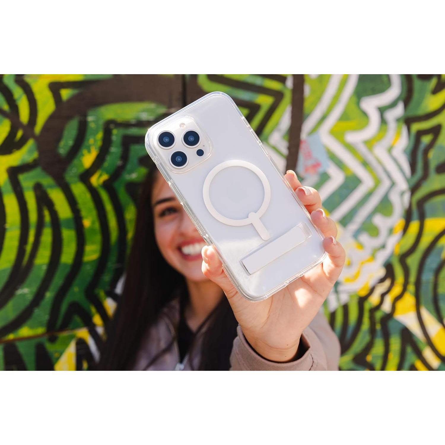 Funda ZAGG Crystal Palace Snap para iPhone 16 Pro Max - Con soporte y MagSafe