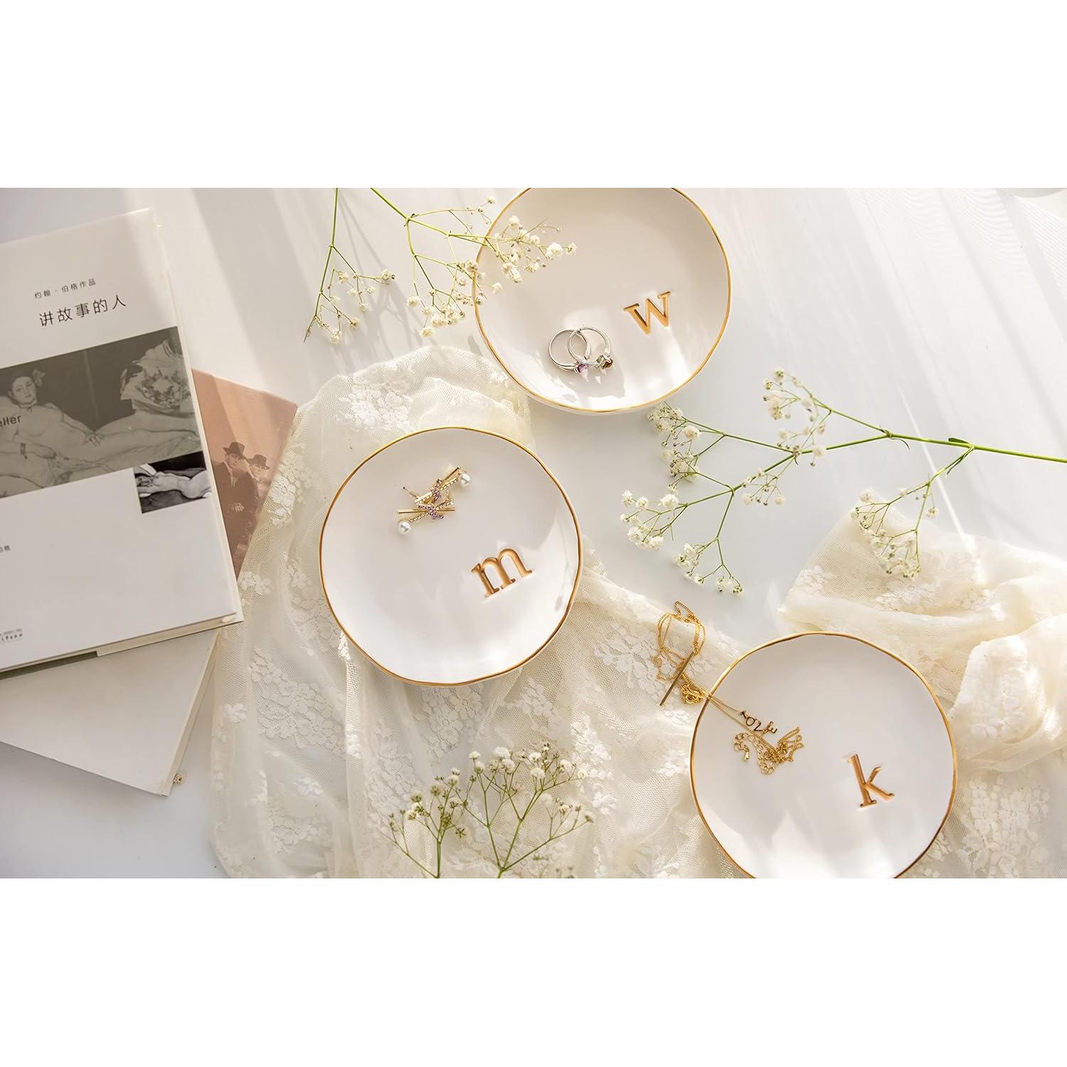 Bandeja de Joyería Collective Home Cerámica Brillante 12 cm