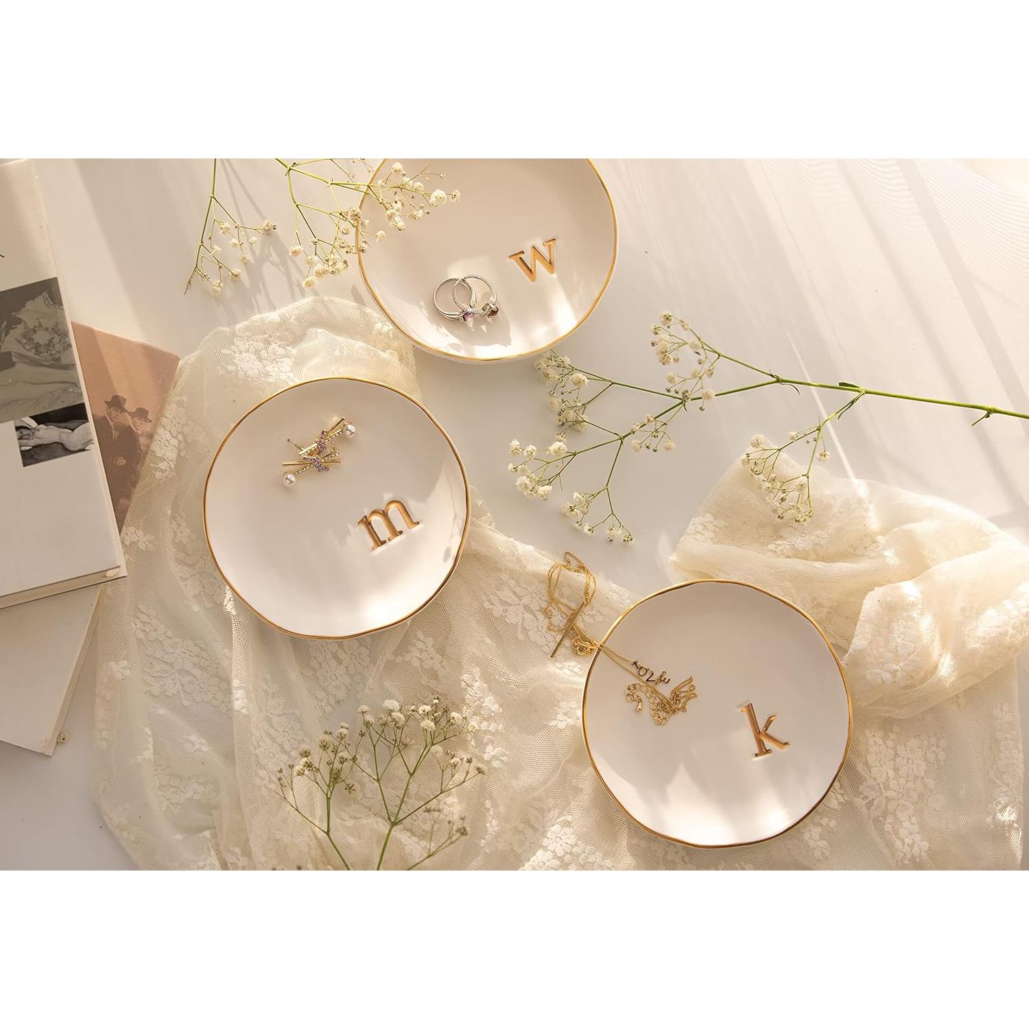 Bandeja de Joyería Collective Home Cerámica Brillante 12 cm