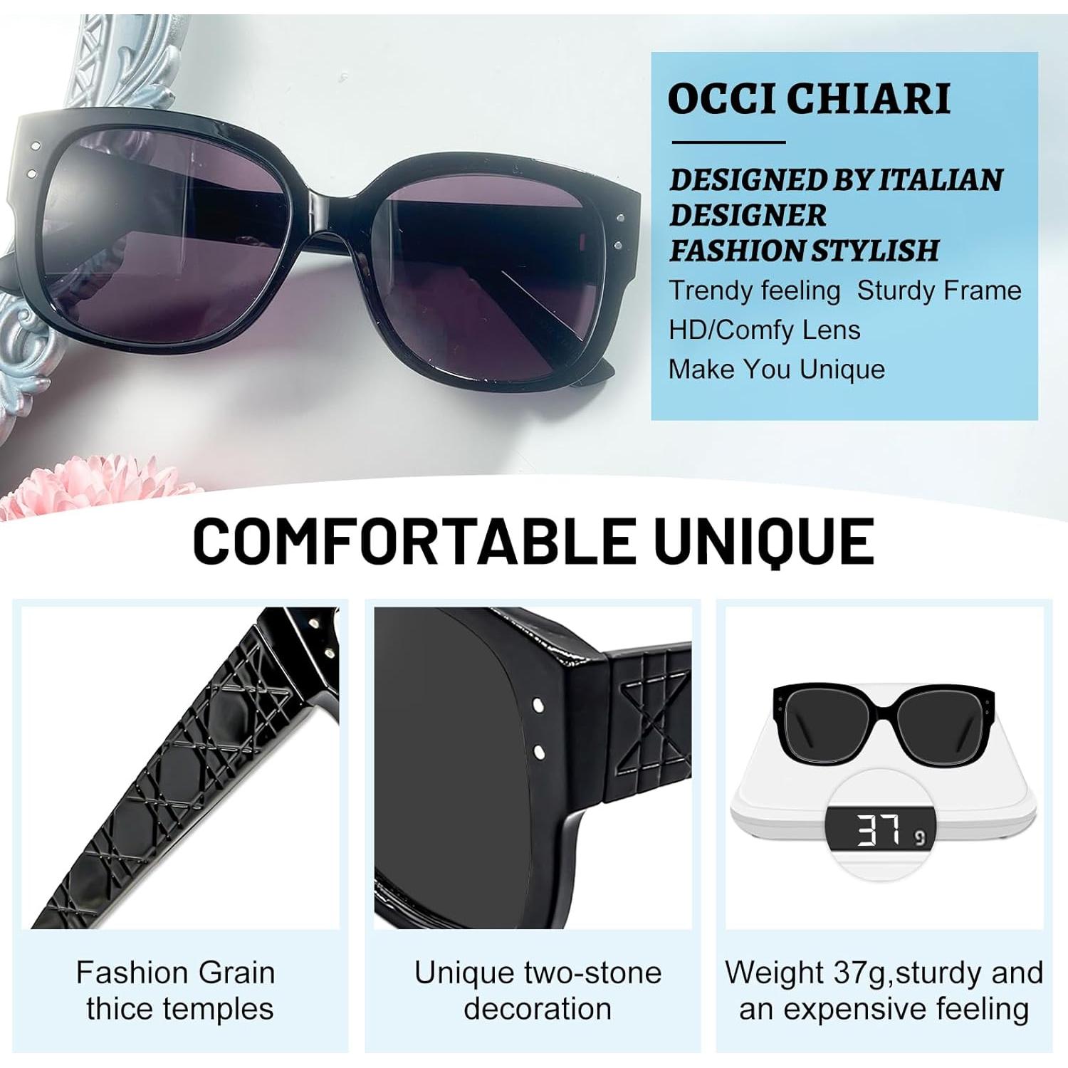 Gafas de Lectura de Sol OCCI CHIARI Oversized UV400