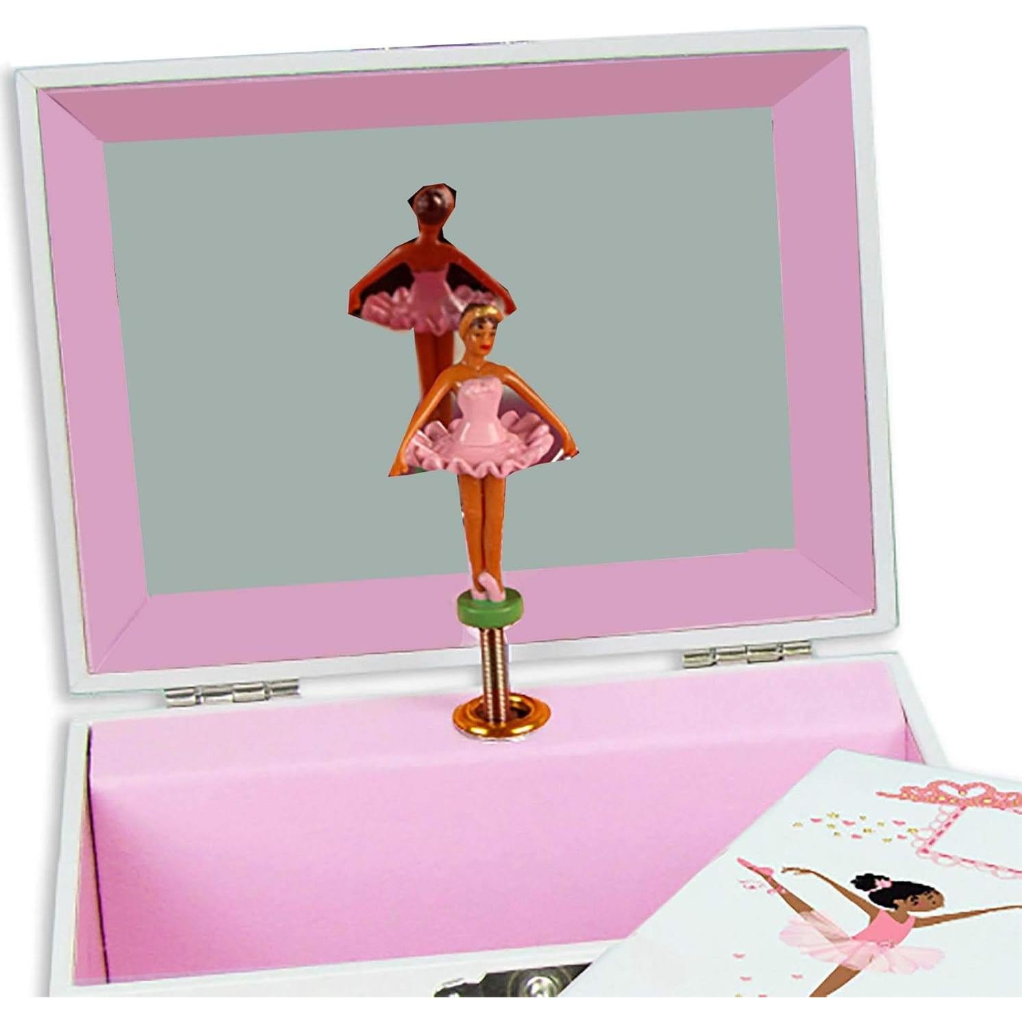 Caja de Joyería Musical My Bambino Sirena Negra 4 Cajones