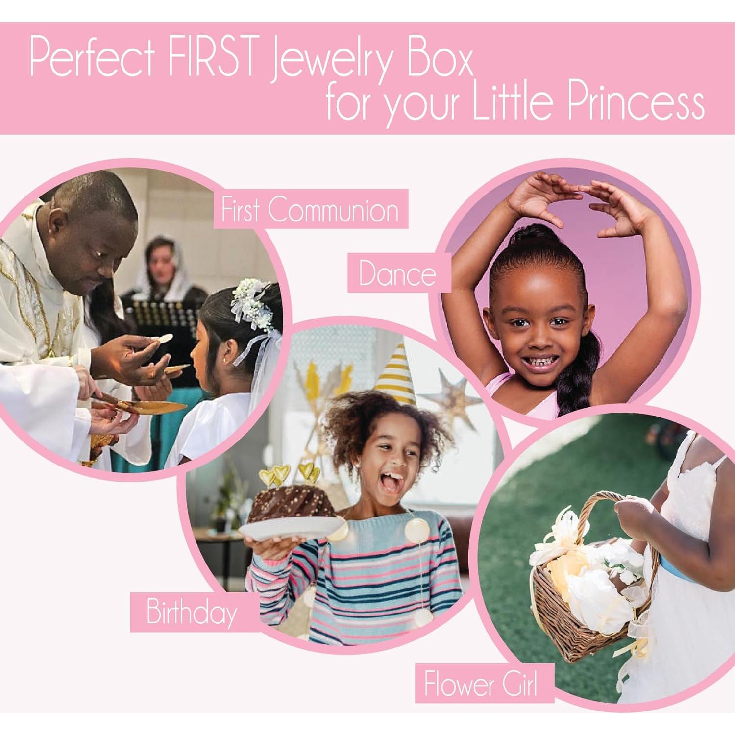 Caja de Joyería Musical My Bambino Sirena Negra 4 Cajones