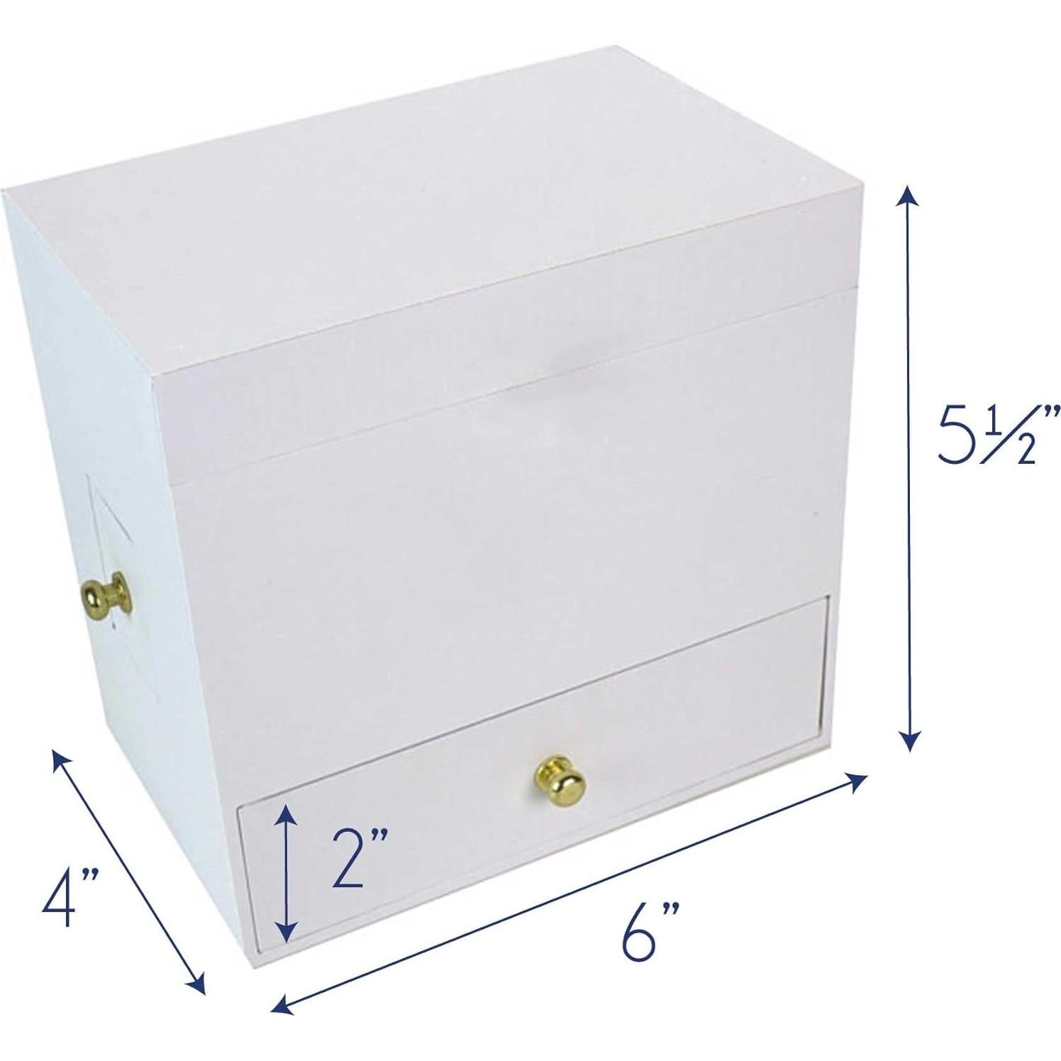 Caja de Joyería Musical My Bambino Sirena Negra 4 Cajones