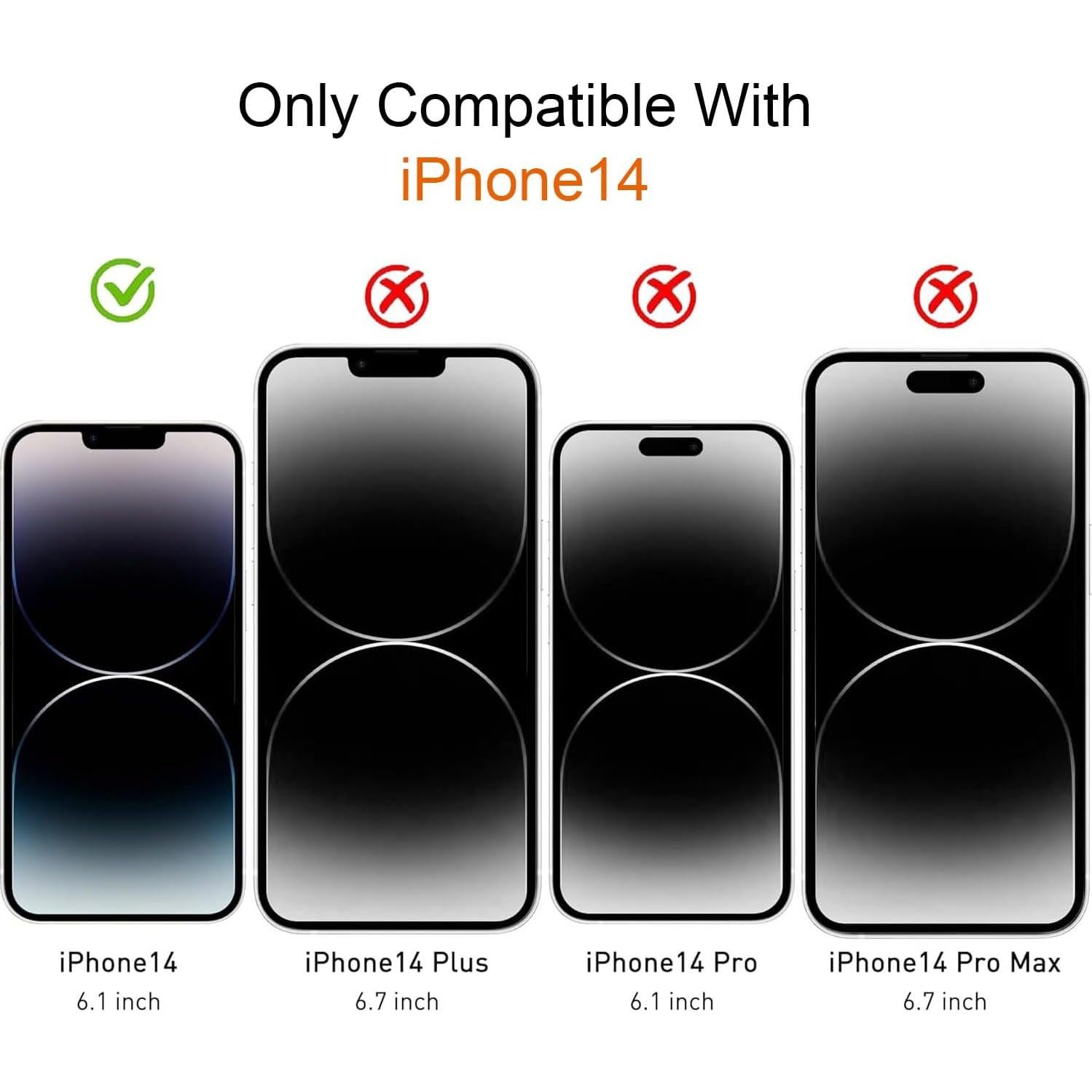 Protector de Pantalla y Lente para iPhone 14/13/13 Pro - Vidrio Templado HD