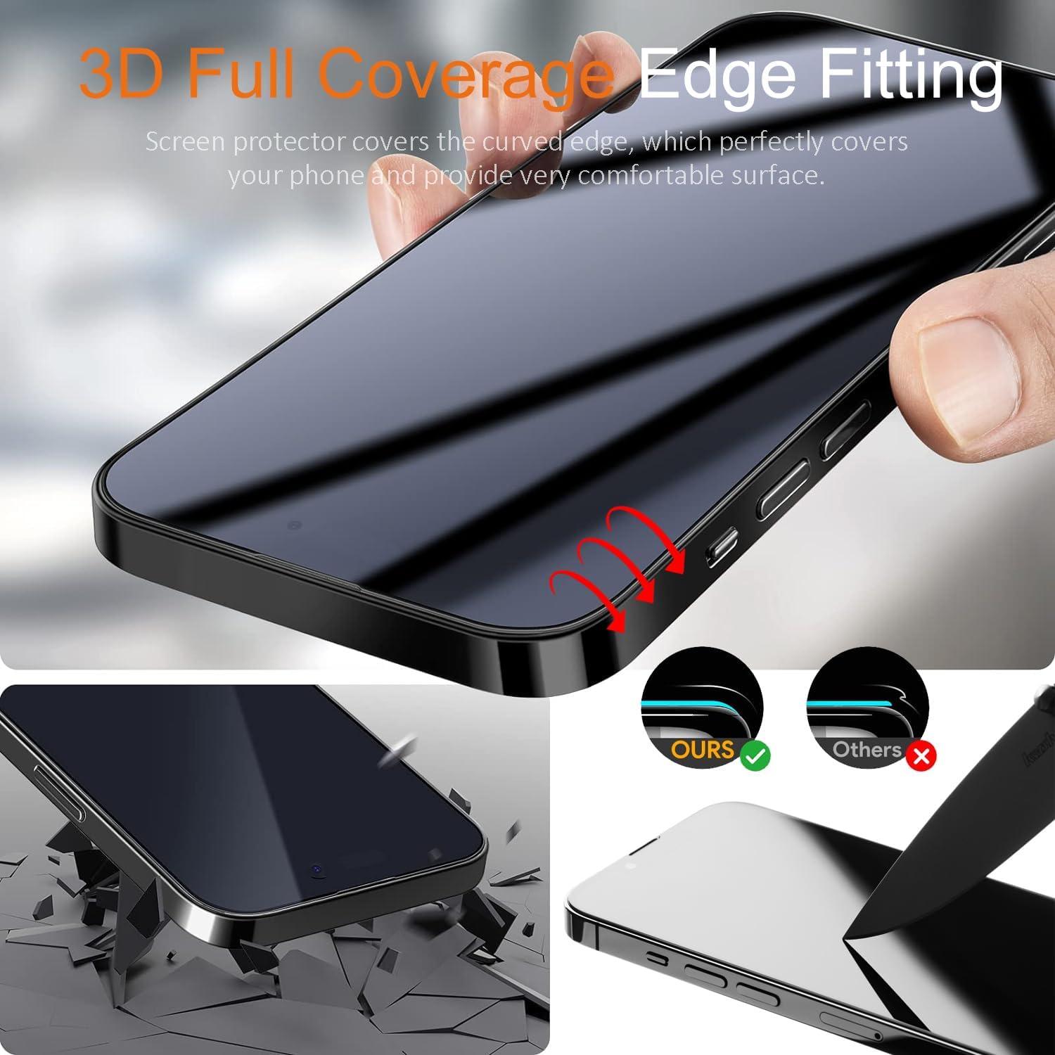 Protector de Pantalla y Lente para iPhone 14/13/13 Pro - Vidrio Templado HD