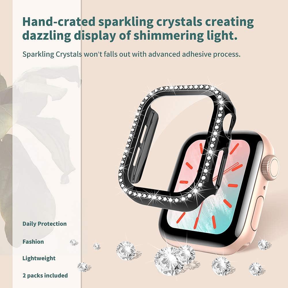 Funda TOCOL para Apple Watch 38mm Serie 3/2/1 - Negro