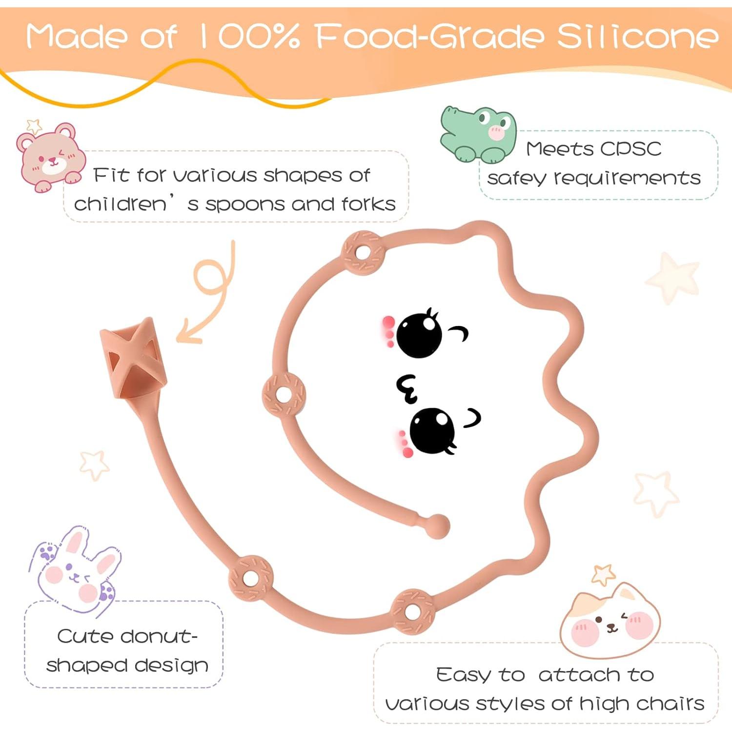 Cucharas para Bebés Autoalimentación SMAutoLife Albaricoque