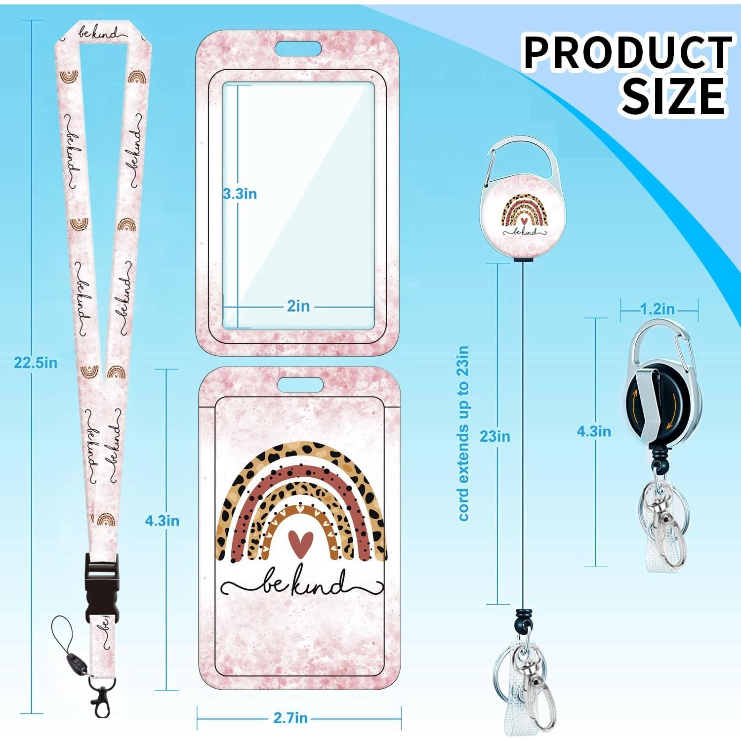 Cinta para Insignias Retráctil BILLTEFUL con Soporte y Clip