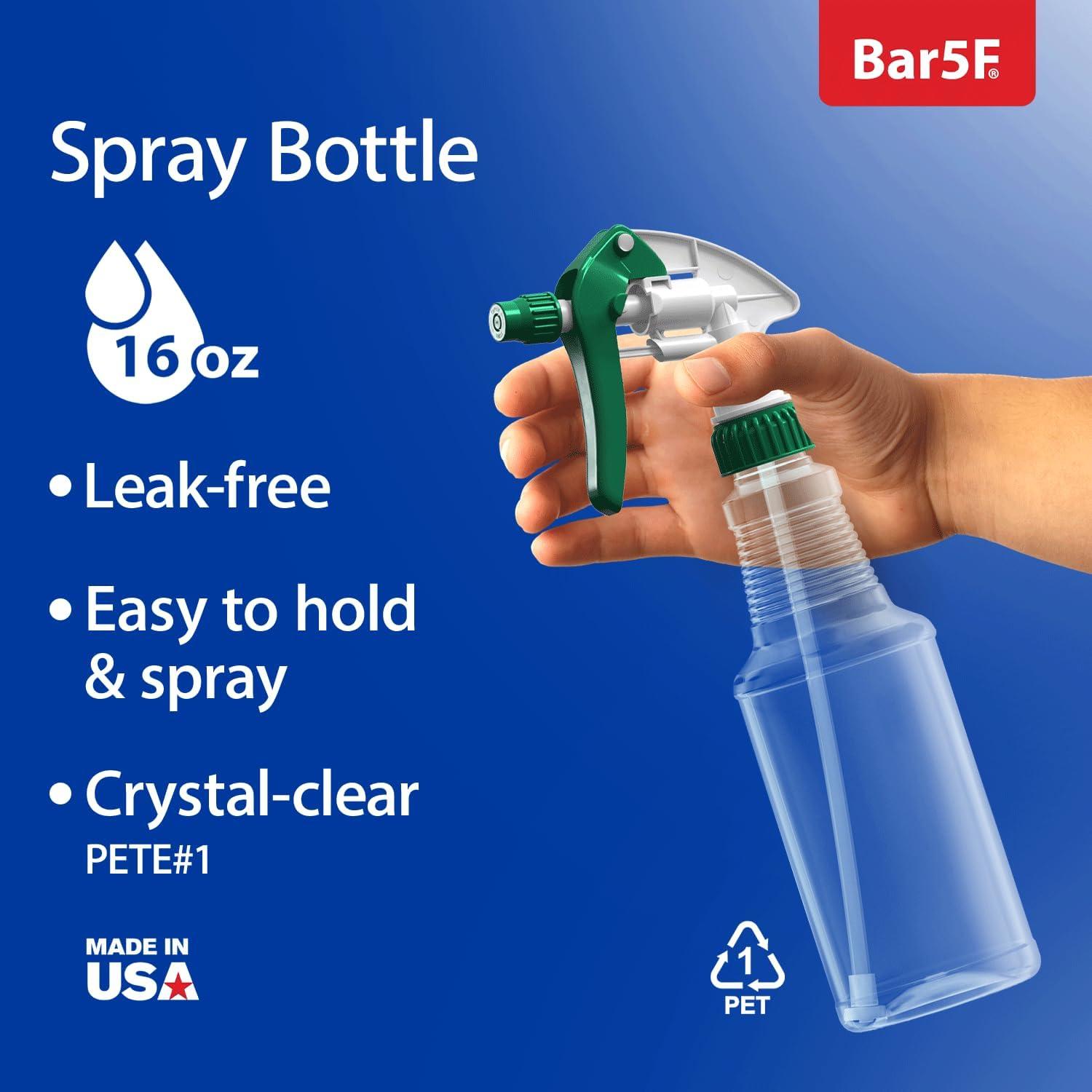Botellas de Spray Bar5F 473 ml Sin BPA Ajustables 2-Pack