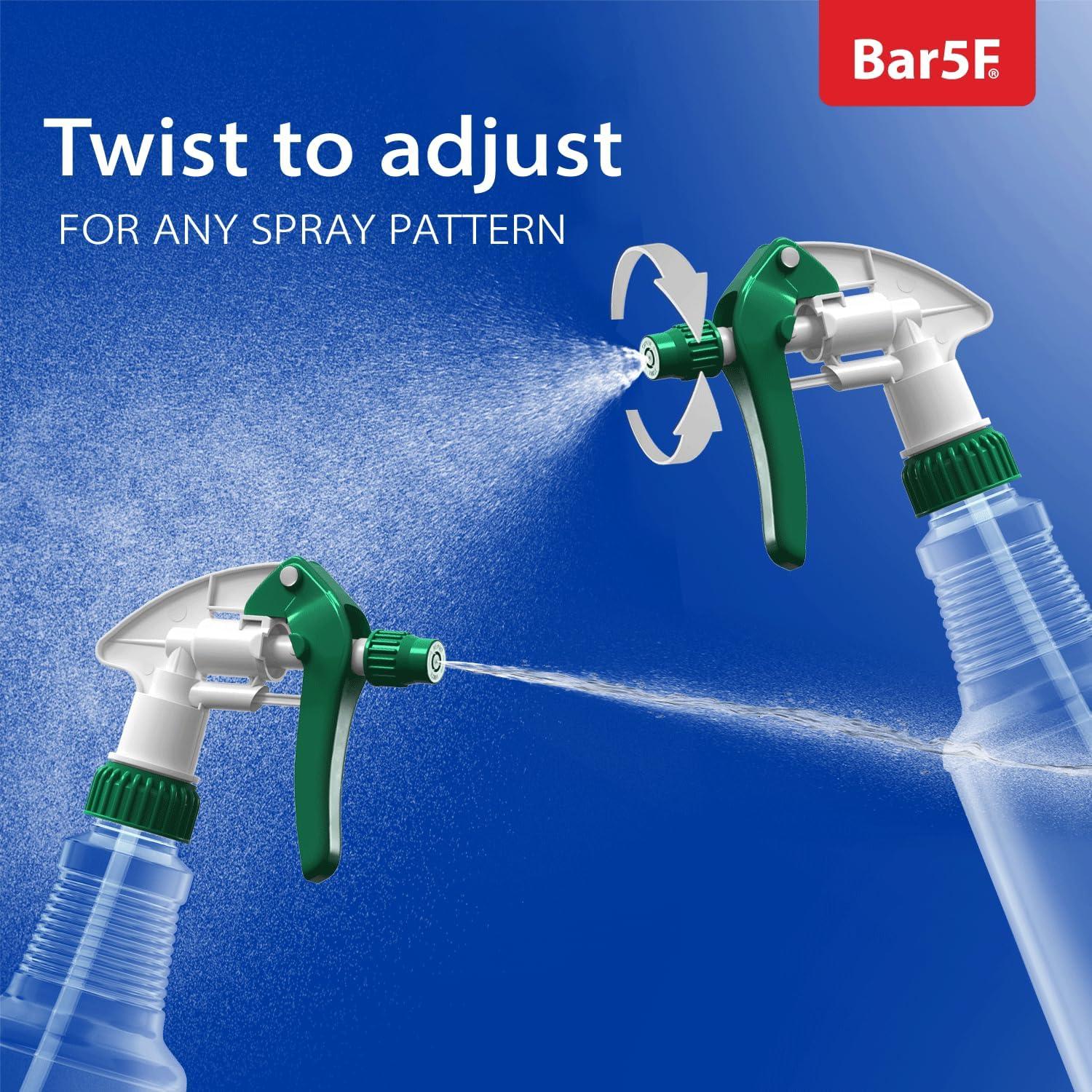 Botellas de Spray Bar5F 473 ml Sin BPA Ajustables 2-Pack