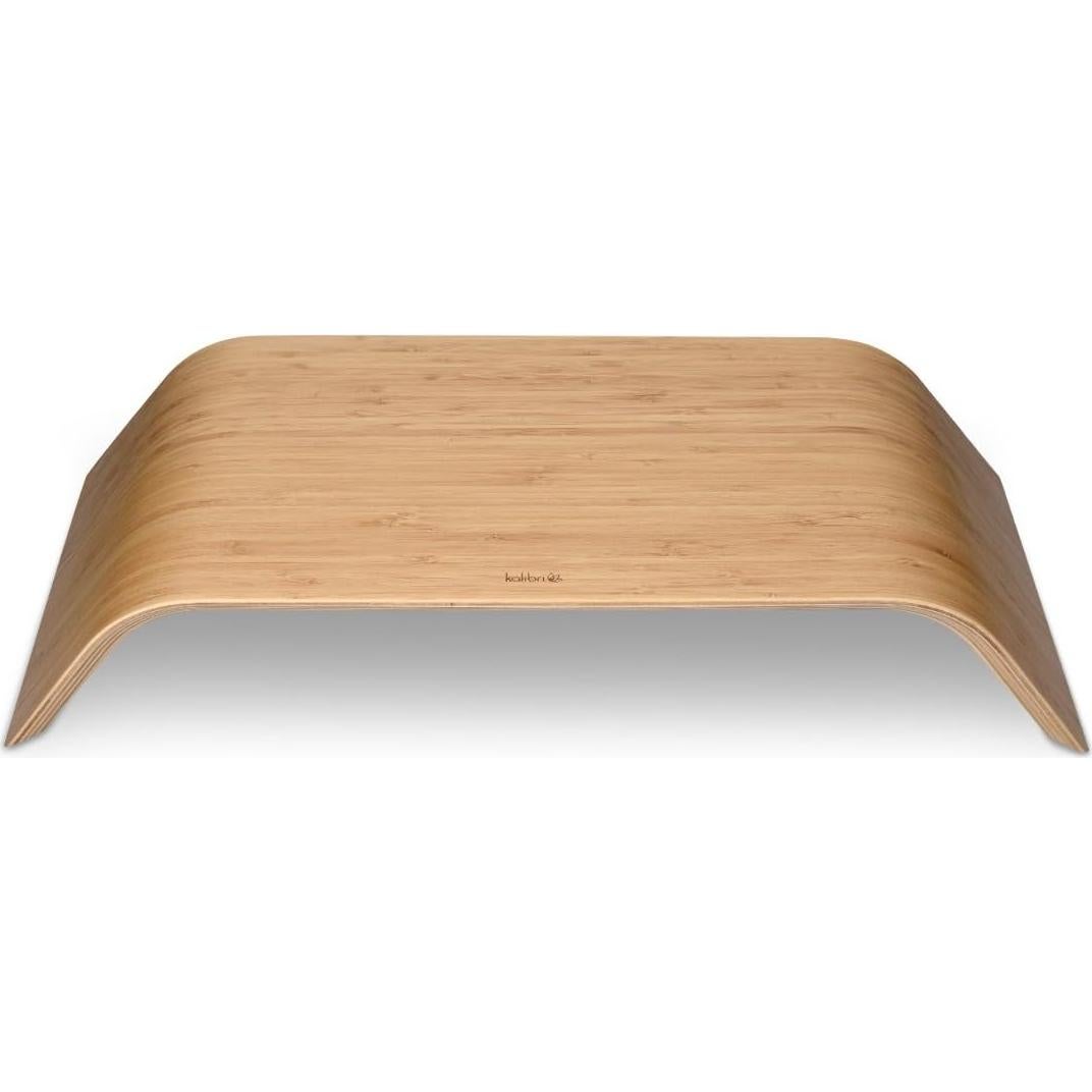Soporte Elevador de Monitor Kalibri de Madera Bambú 51.3x23.2cm
