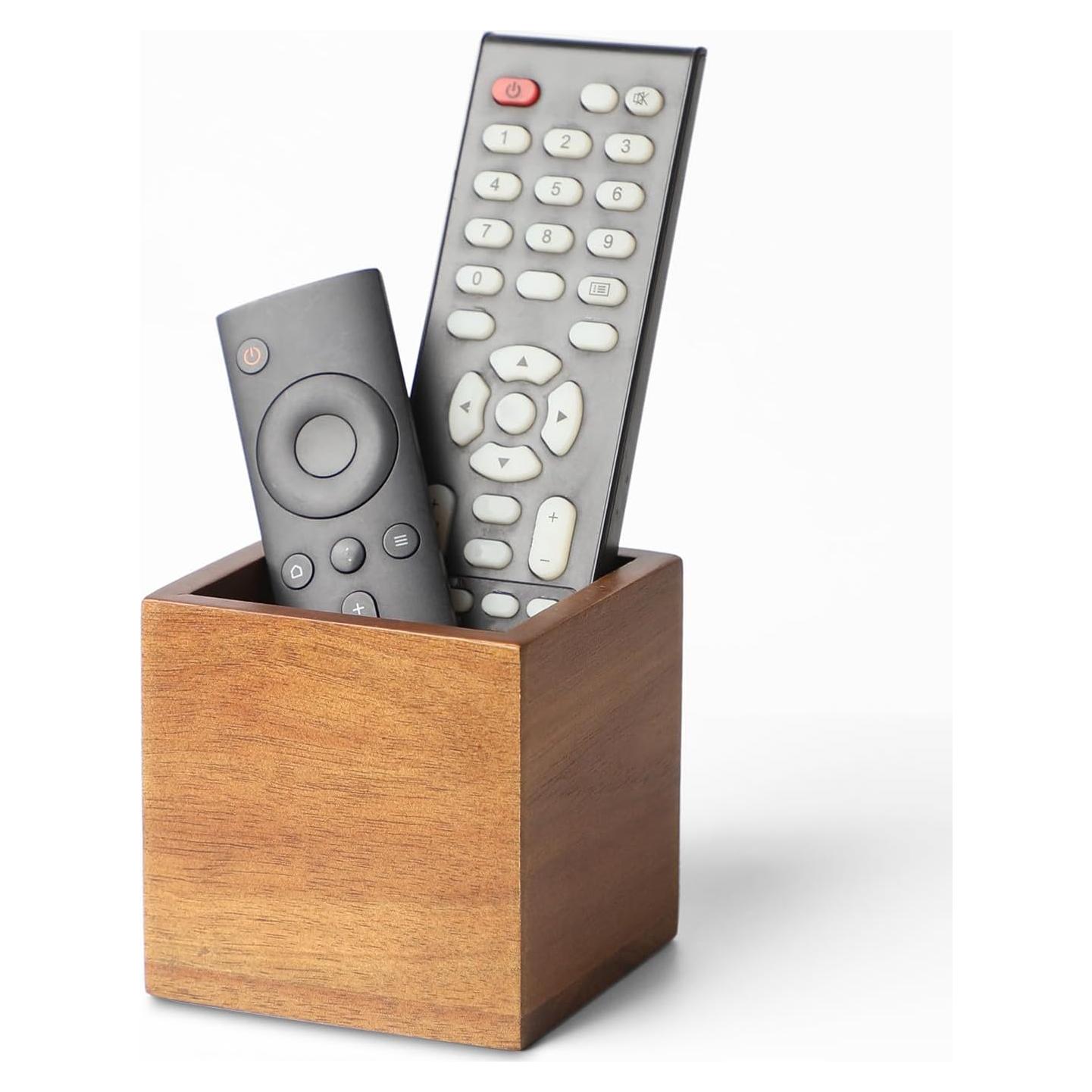 Soporte de Control Remoto de Madera Acacia LBEMEY - Marrón