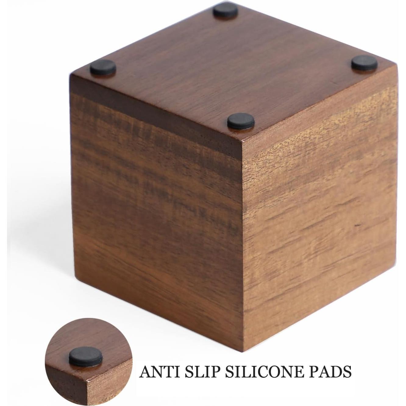 Soporte de Control Remoto de Madera Acacia LBEMEY - Marrón