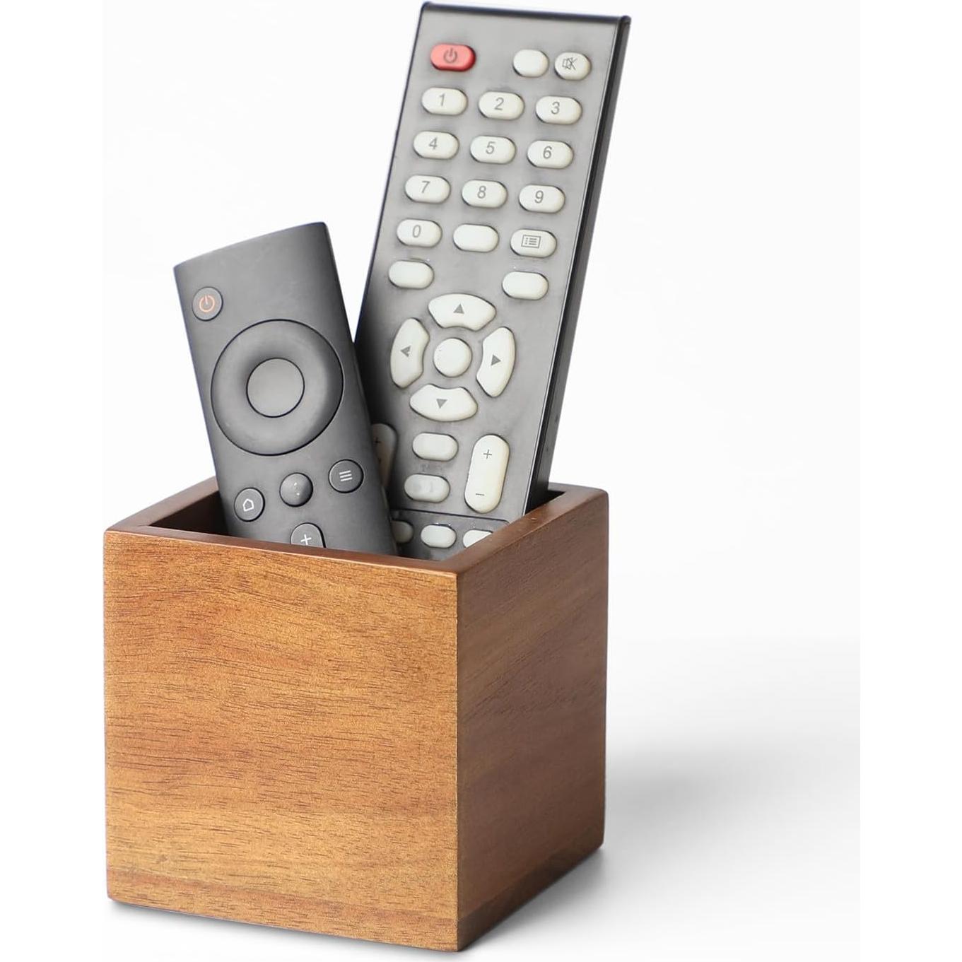 Soporte de Control Remoto de Madera Acacia LBEMEY - Marrón