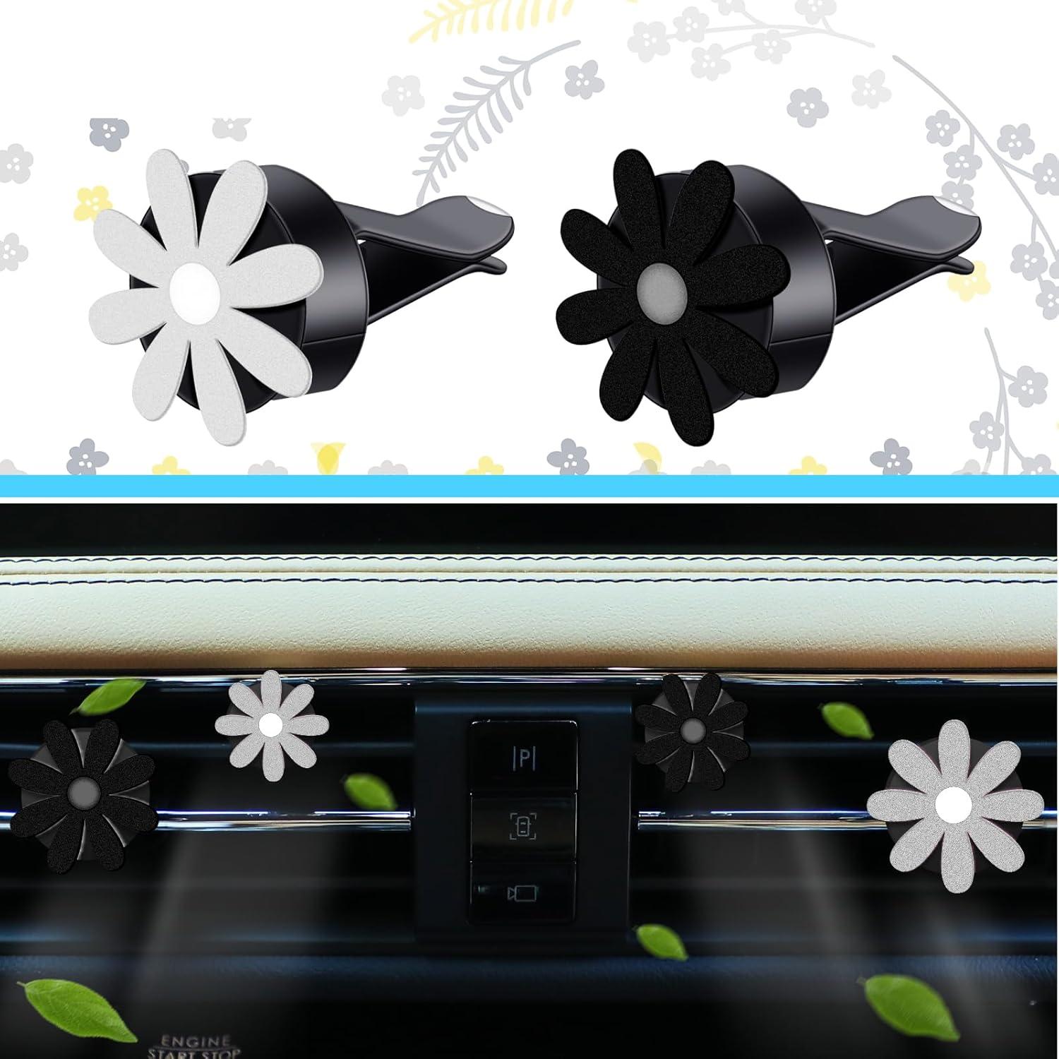 Juego de 10 Accesorios de Coche Frienda Negro para Mujeres