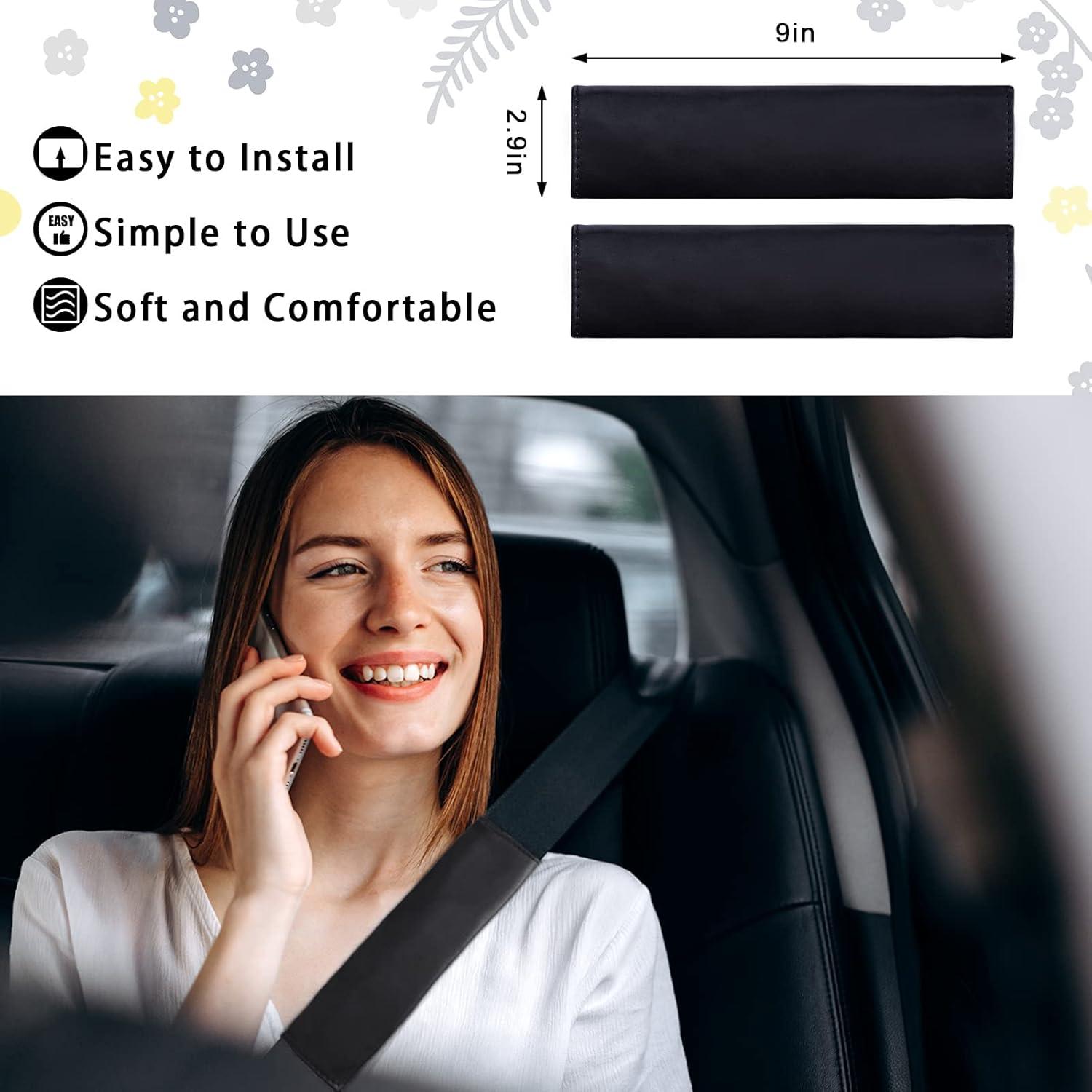 Juego de 10 Accesorios de Coche Frienda Negro para Mujeres