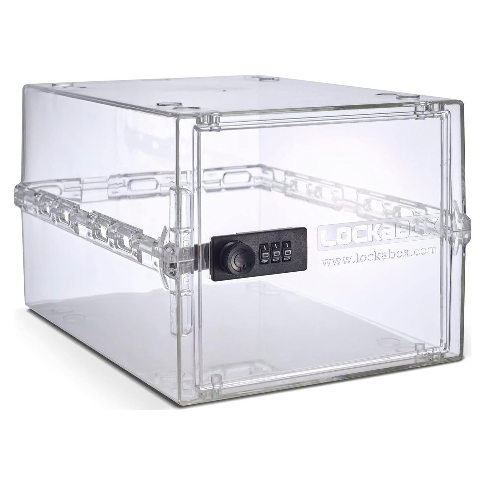 Lockabox One - Caja de Seguridad Mediana Cristal 10.5L