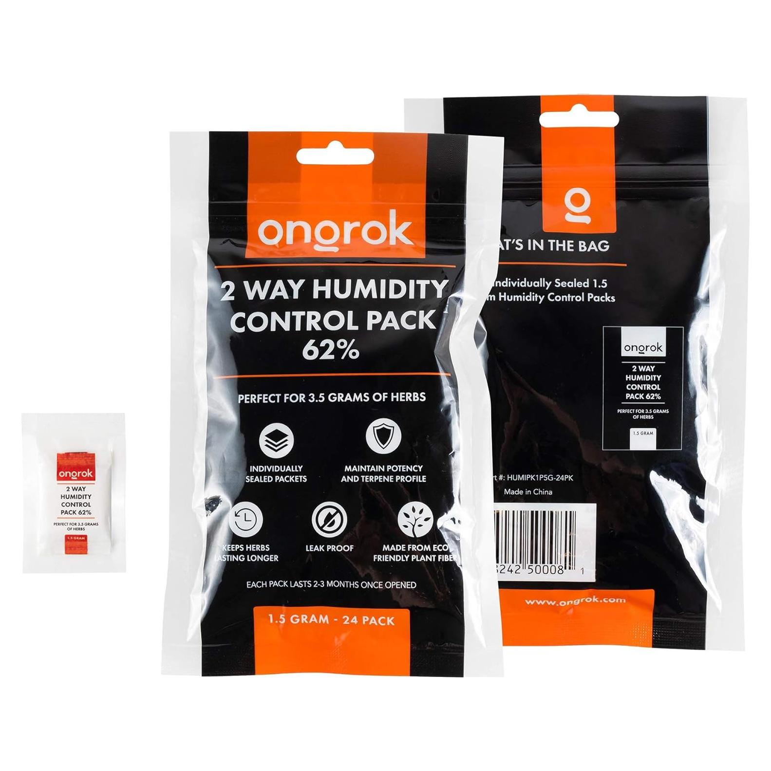Paquete de Control de Humedad ONGROK 24 Unidades 62% HR