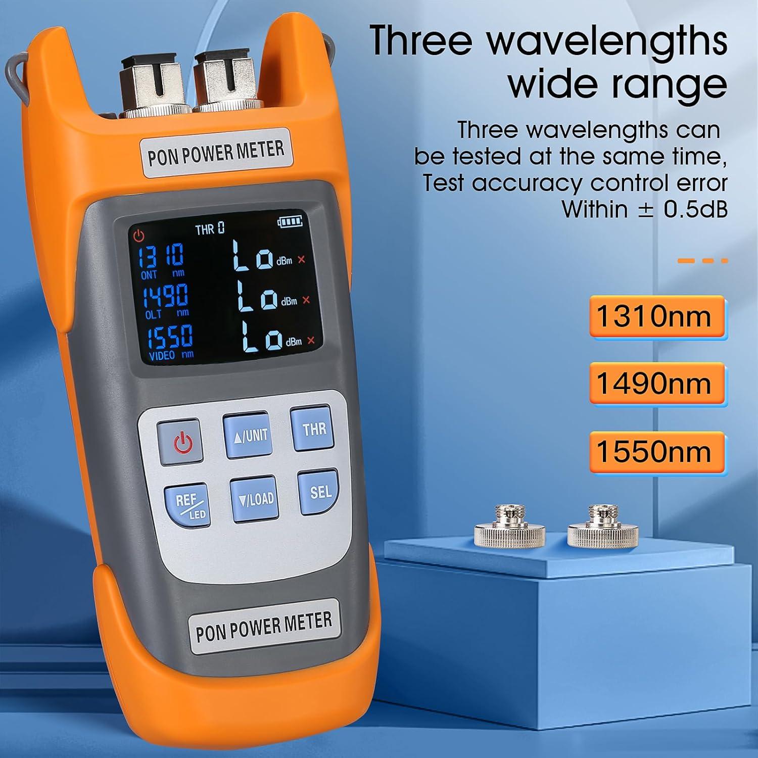 Medidor de Potencia Óptica SAIVXIAN A-330A SCAPC FCAPC 1310-1550nm