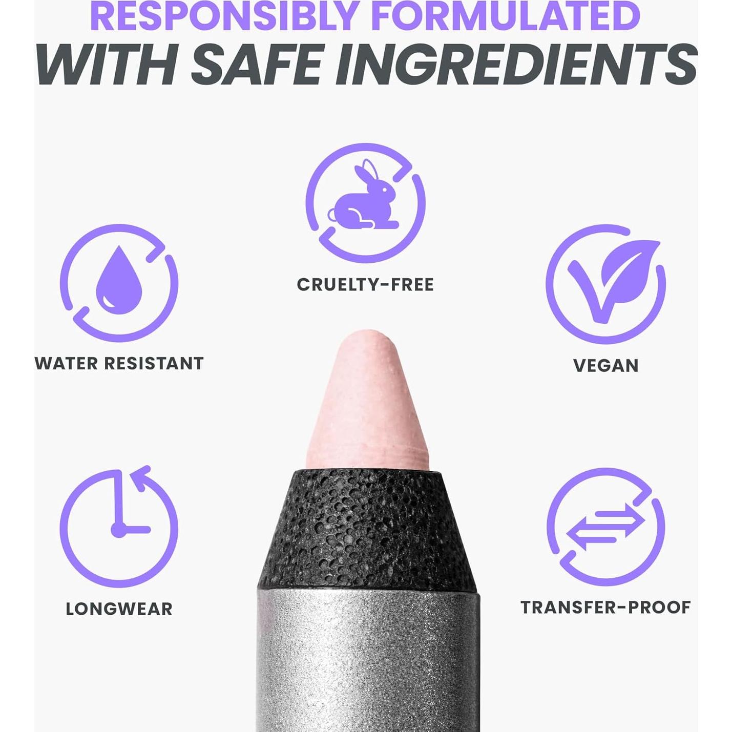 Eyeliner Impermeable Wonderskin 1440 Rosa - Larga Duración 24h