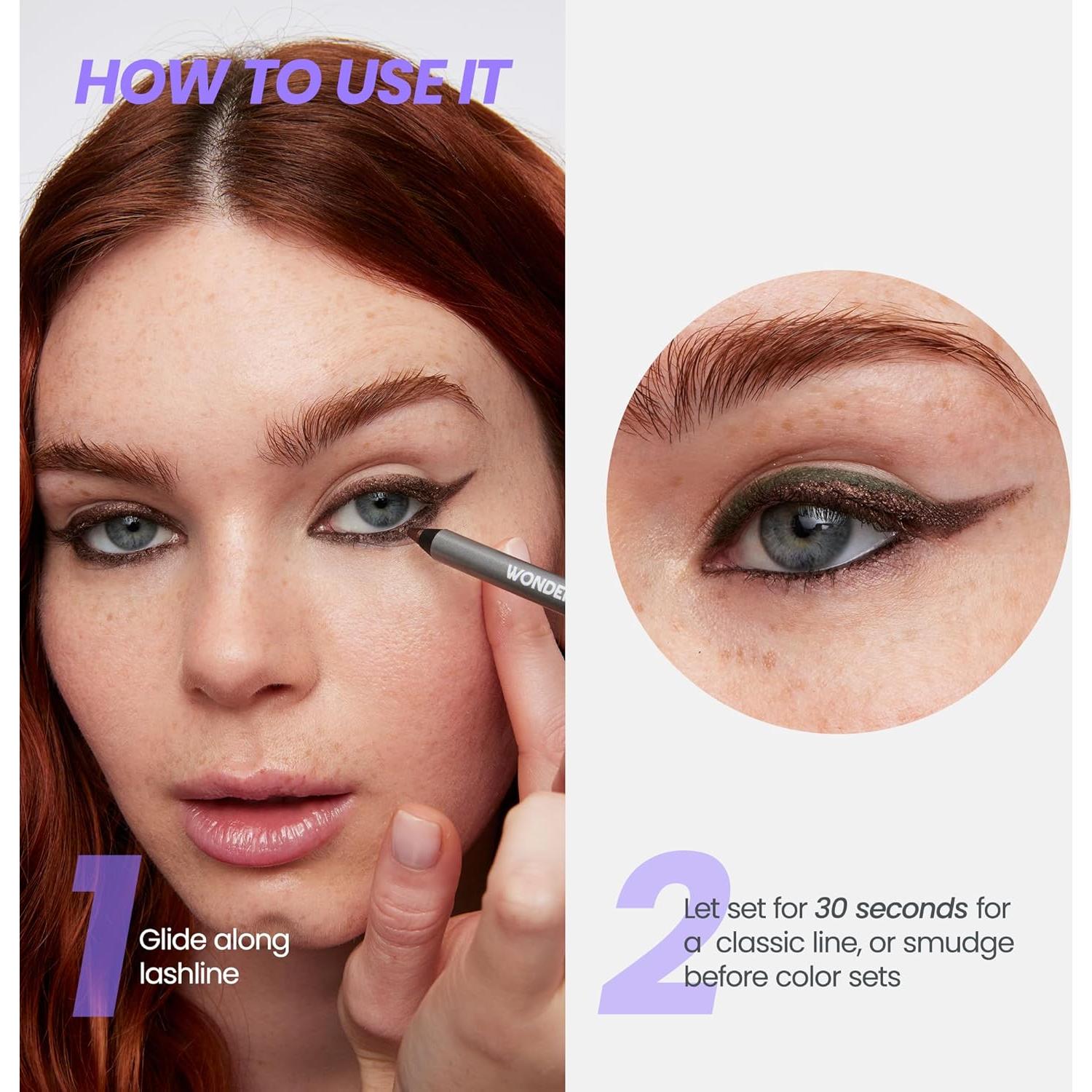 Eyeliner Impermeable Wonderskin 1440 Rosa - Larga Duración 24h