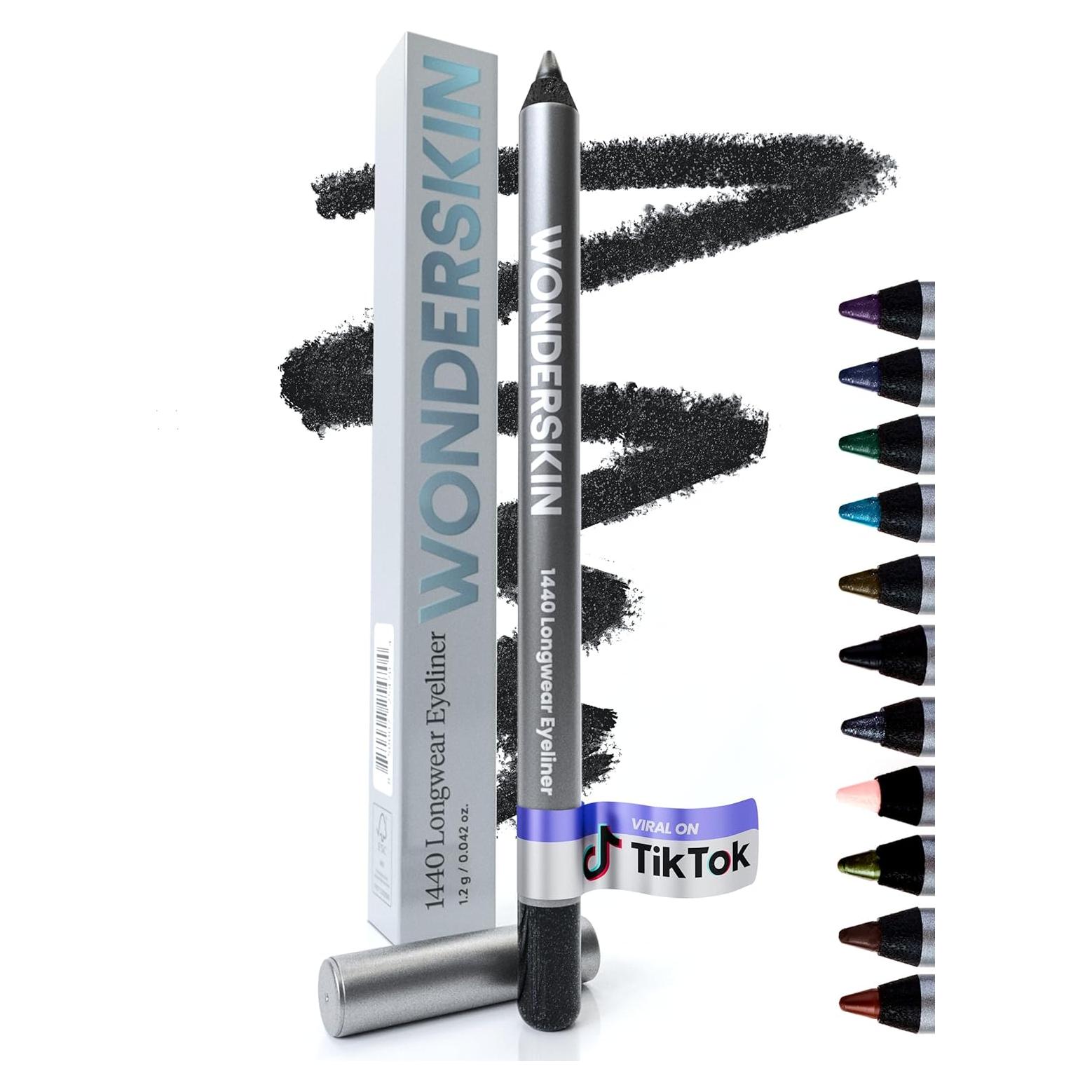 Eyeliner Impermeable Wonderskin 1440 Negro Brillante 24h