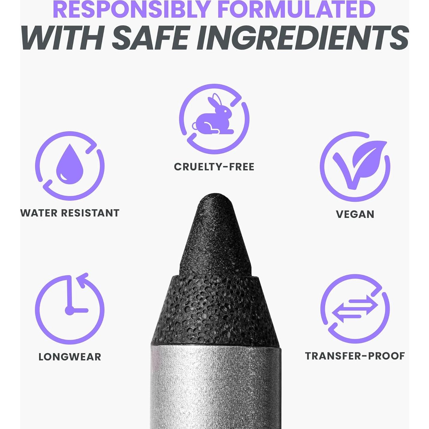 Eyeliner Impermeable Wonderskin 1440 Negro Brillante 24h