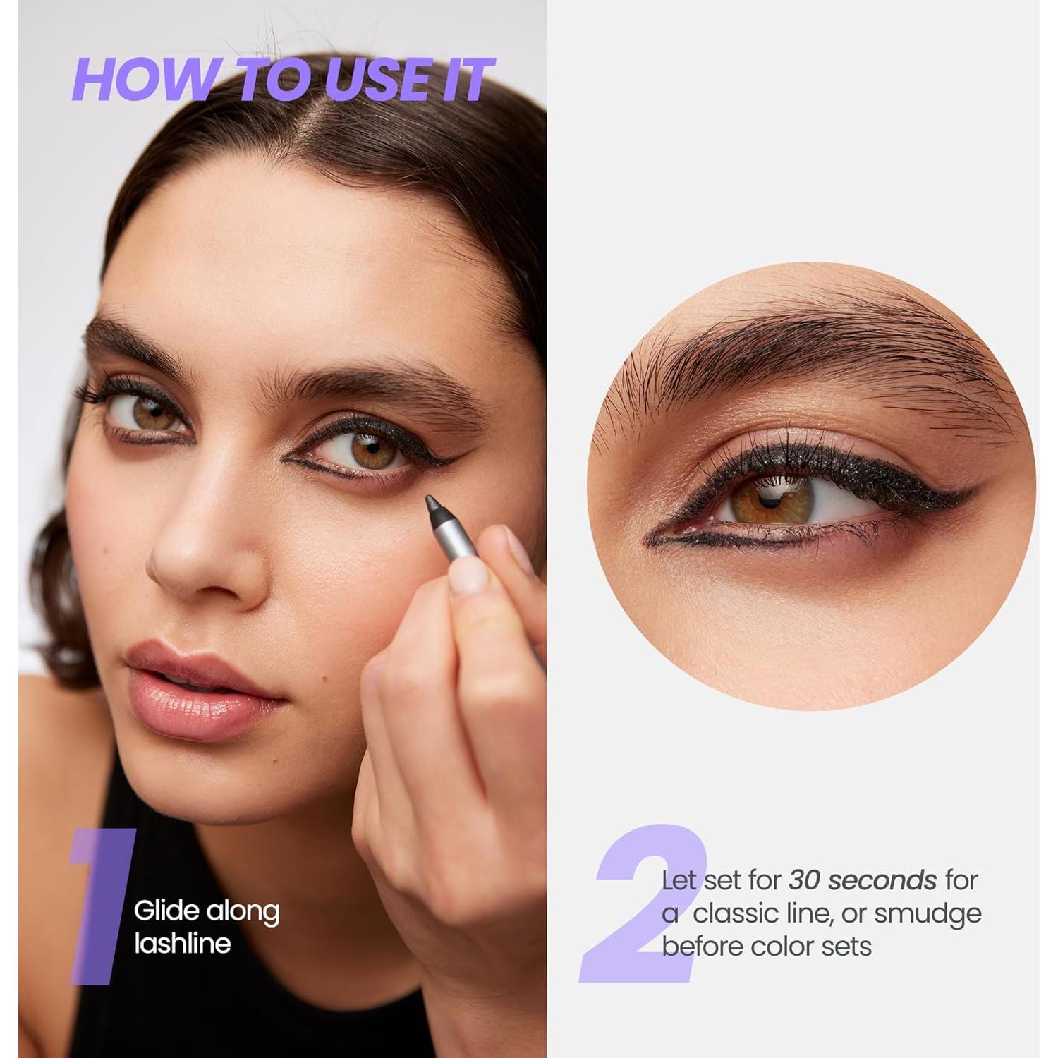 Eyeliner Impermeable Wonderskin 1440 Negro Brillante 24h