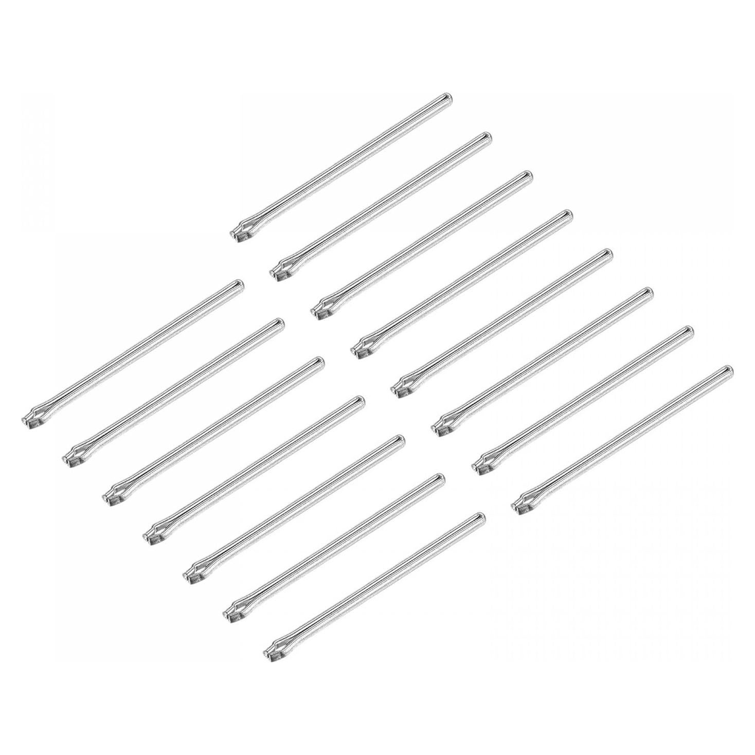 Pasadores de Enlace de Reloj uxcell 22mm Acero Inoxidable 1mm