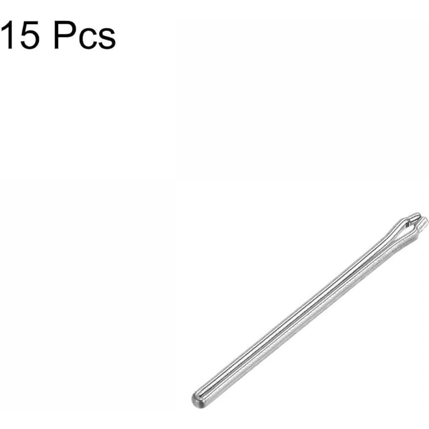 Pasadores de Enlace de Reloj uxcell 22mm Acero Inoxidable 1mm