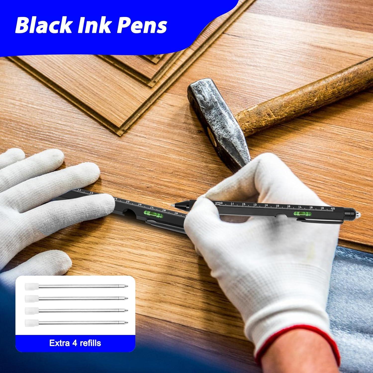 Bolígrafo Multitool 9 en 1 APHEKUL Negro EDC