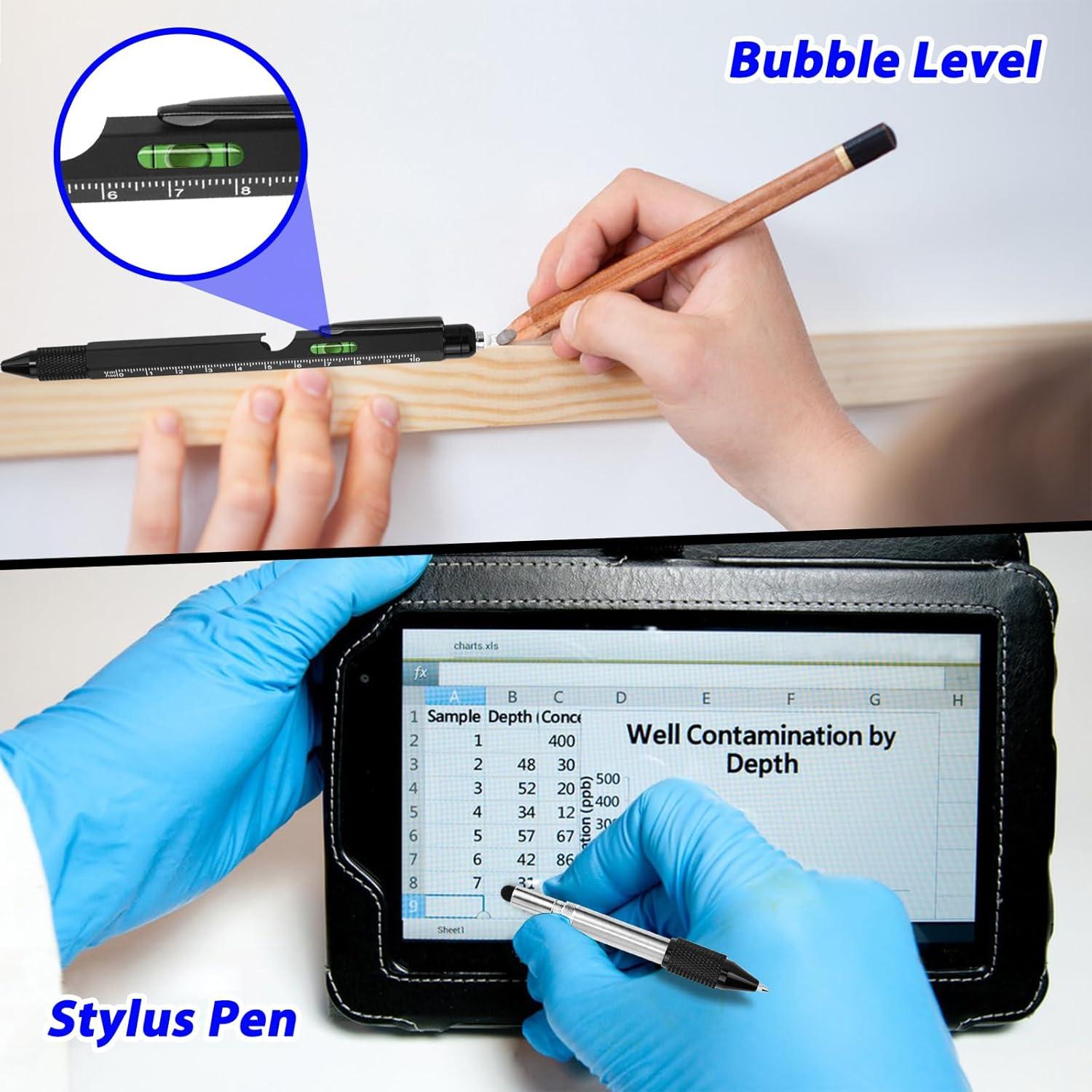 Bolígrafo Multitool 9 en 1 APHEKUL Negro EDC