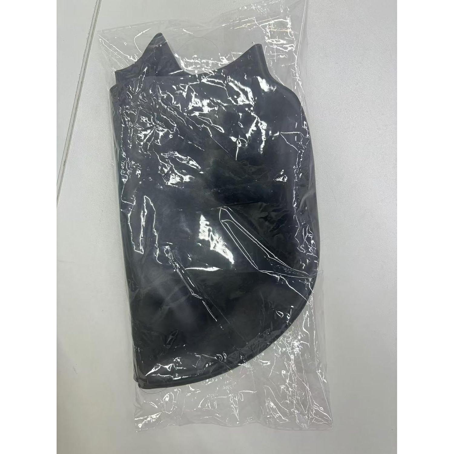 Gorro de natación de silicona Kinizuxi 2 piezas unisex negro