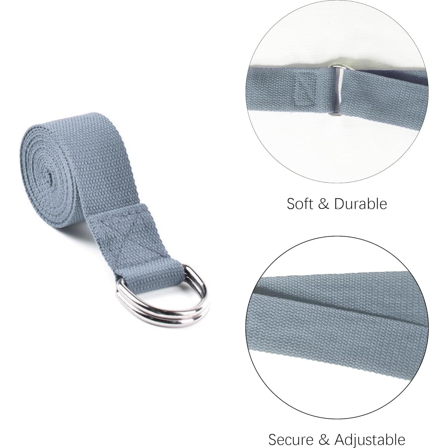 Juego de Accesorios de Yoga SAMTKA - 2 Bloques, Almohadillas y Más