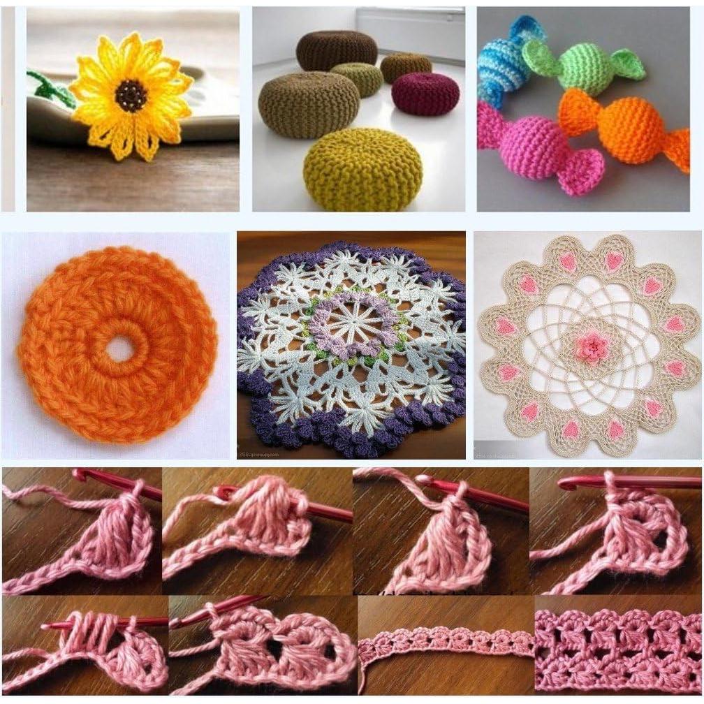 Kit de Ganchos de Crochet ELINKA 102 Piezas Ergonómico