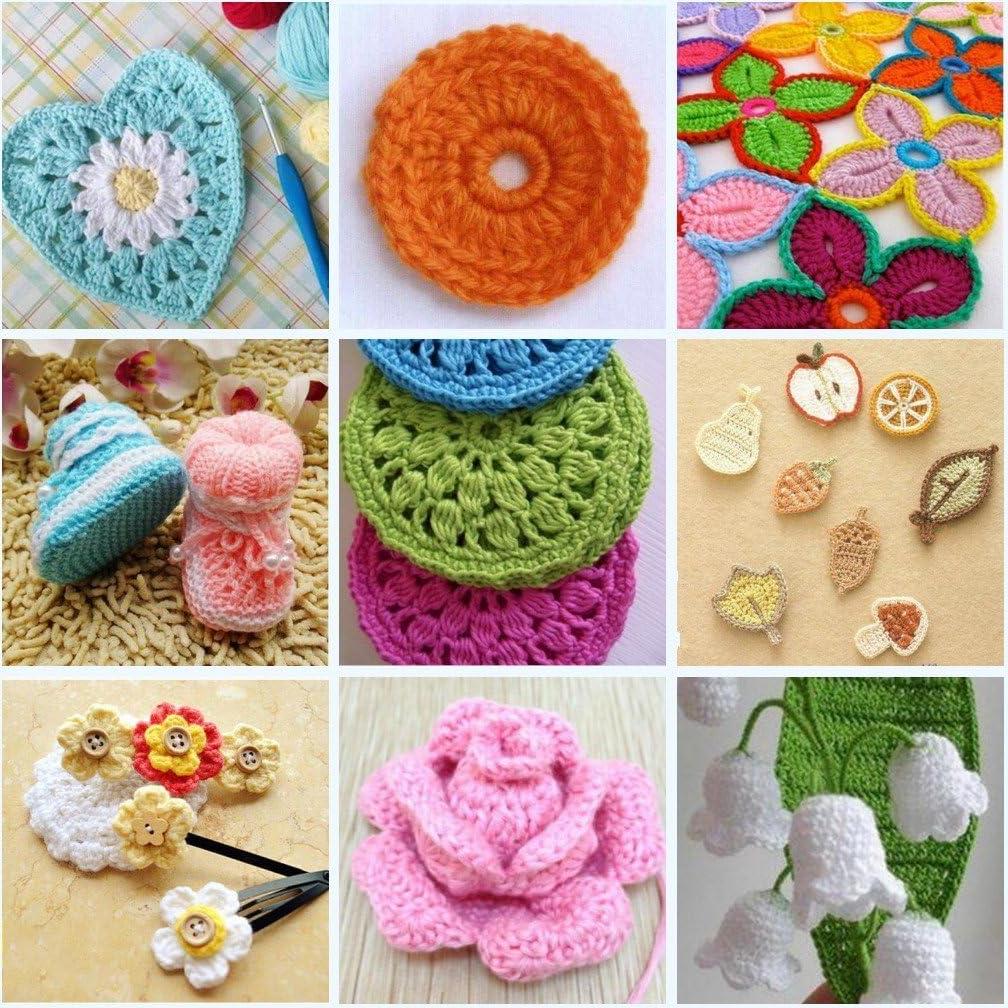 Kit de Ganchos de Crochet ELINKA 102 Piezas Ergonómico
