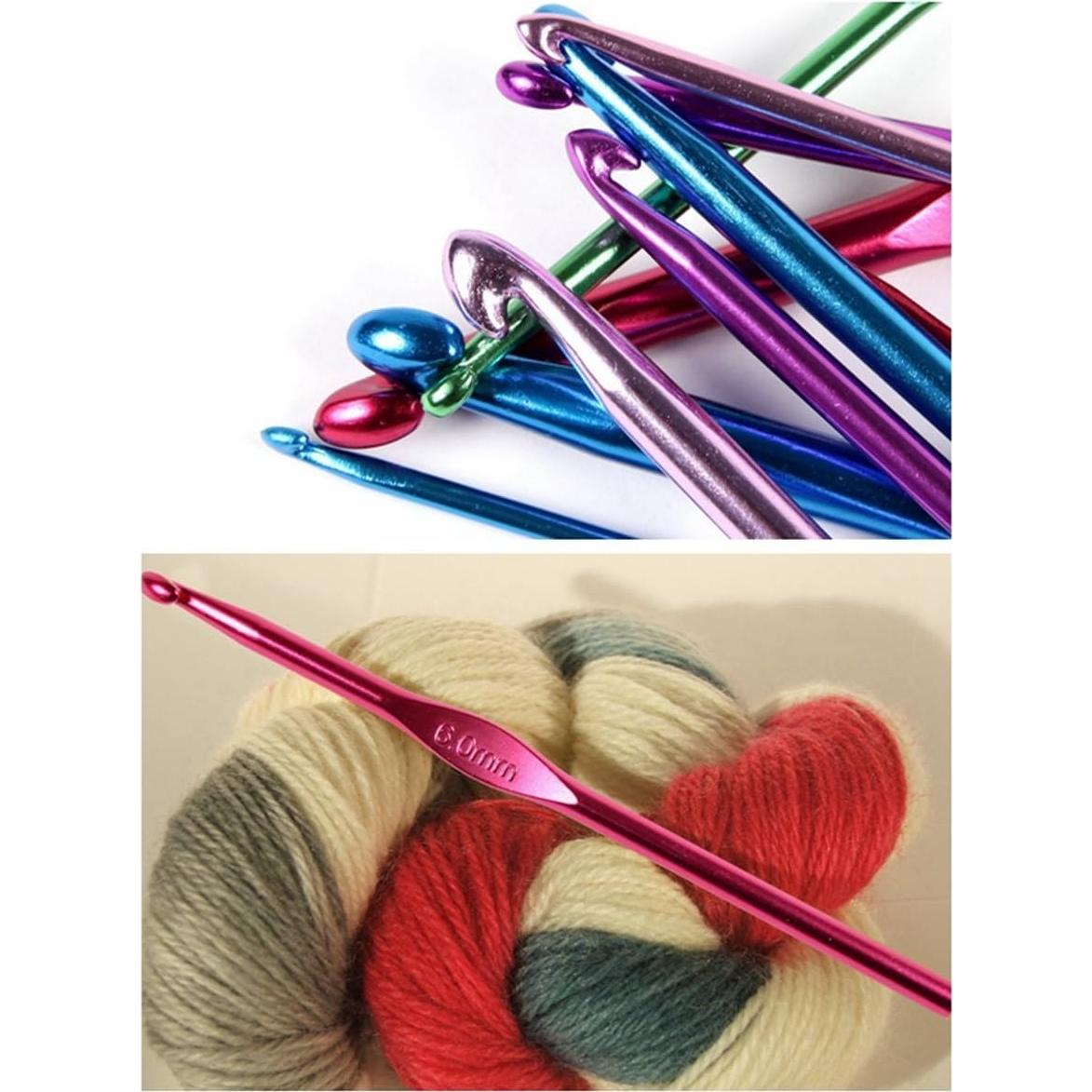 Kit de Ganchos de Crochet ELINKA 102 Piezas Ergonómico